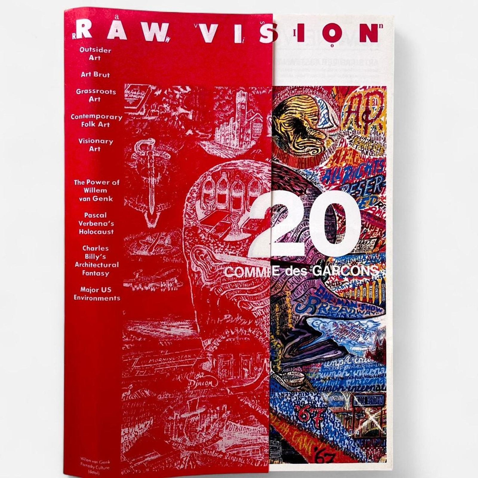 Comme des Garcons × Rei Kawakubo × Vintage Comme des Garçons Raw vision 20 FOLK ART catalog pamphlet Size ONE SIZE - 1 Thumbnail