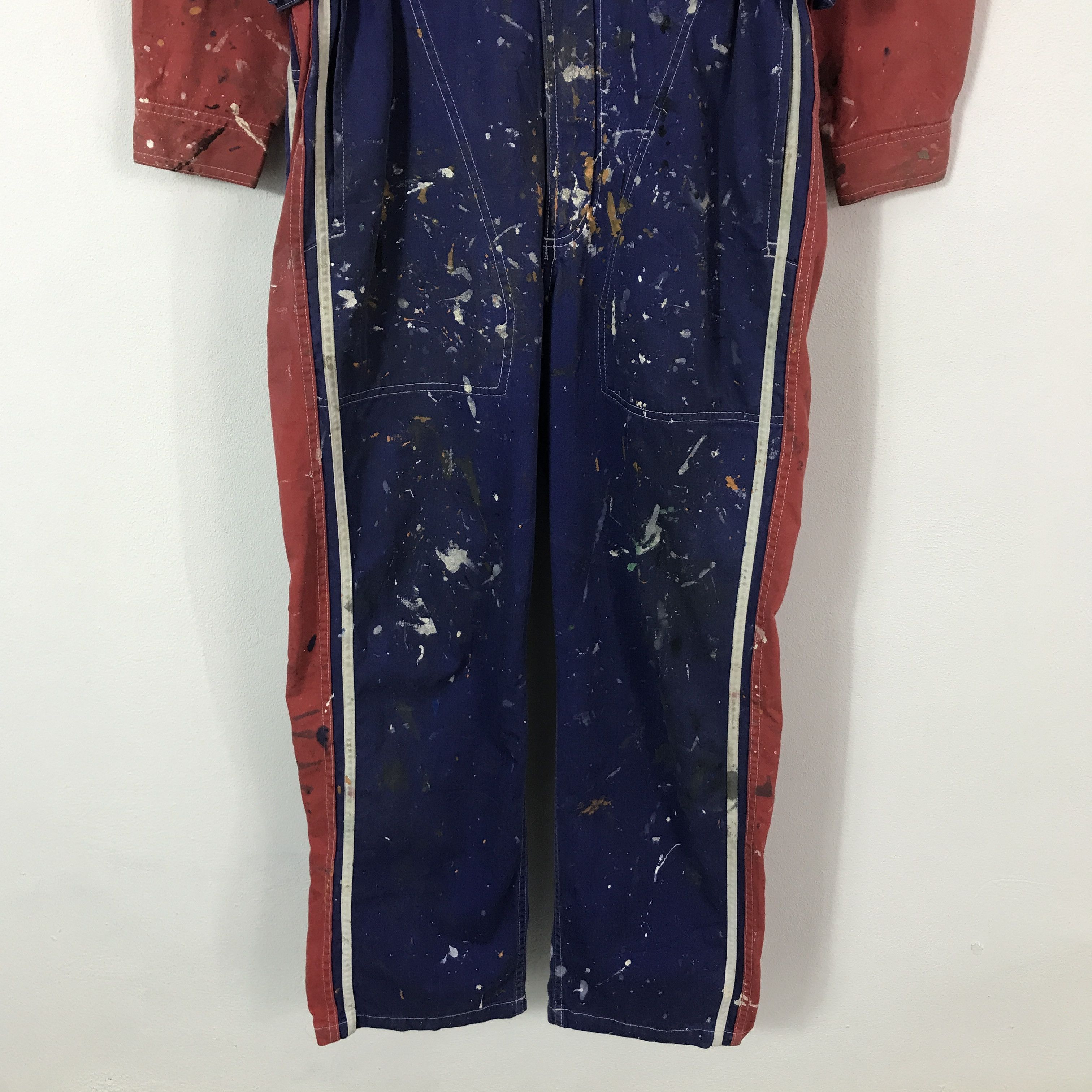 Japanese Brand Vtg Tokyo tecno toyopet Racing coverall painted style K70B20 Size US L / EU 52-54 / 3 - 3 Thumbnail