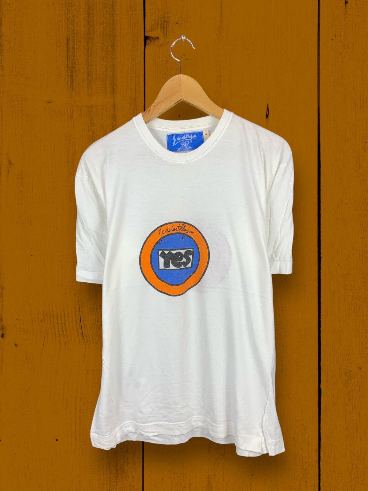 Jean Charles De Castelbajac × Vintage Steals! Vintage JC De Castelbajac Yes/No Pop Art Tee Size US S / EU 44-46 / 1 - 1 Thumbnail