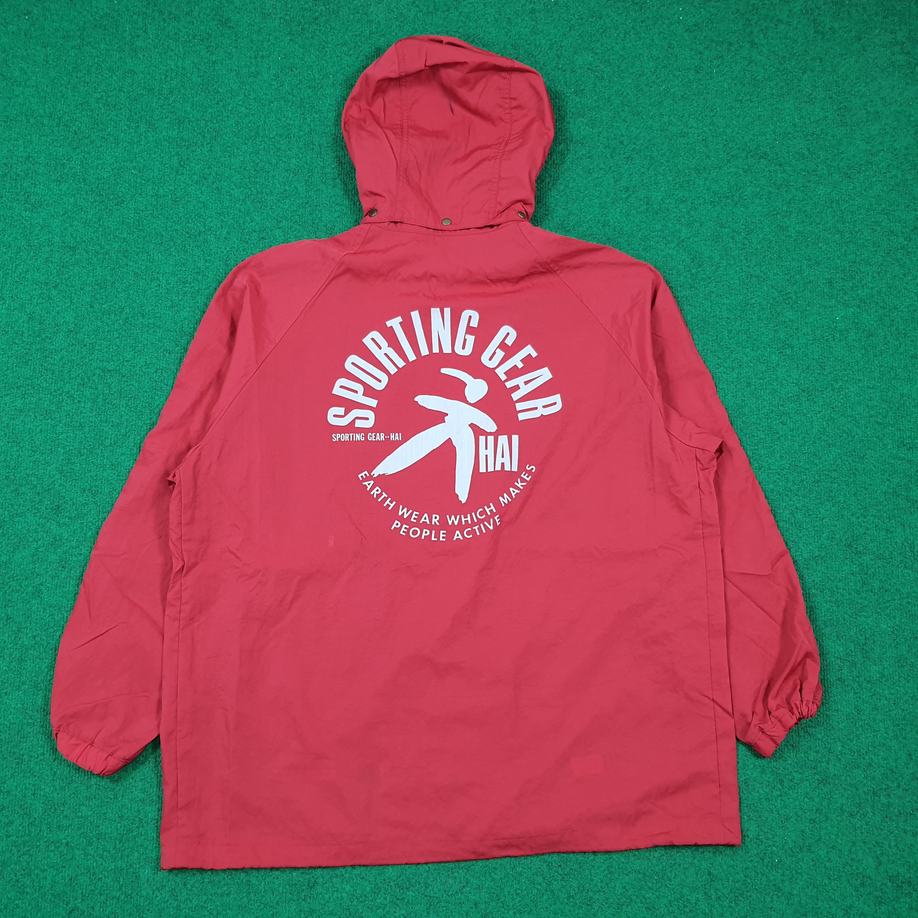 Hai Sporting Gear Vintage 80s Hai Sporting Gear Windbreaker Jacket C278N8 Size US XL / EU 56 / 4 - 1 Thumbnail