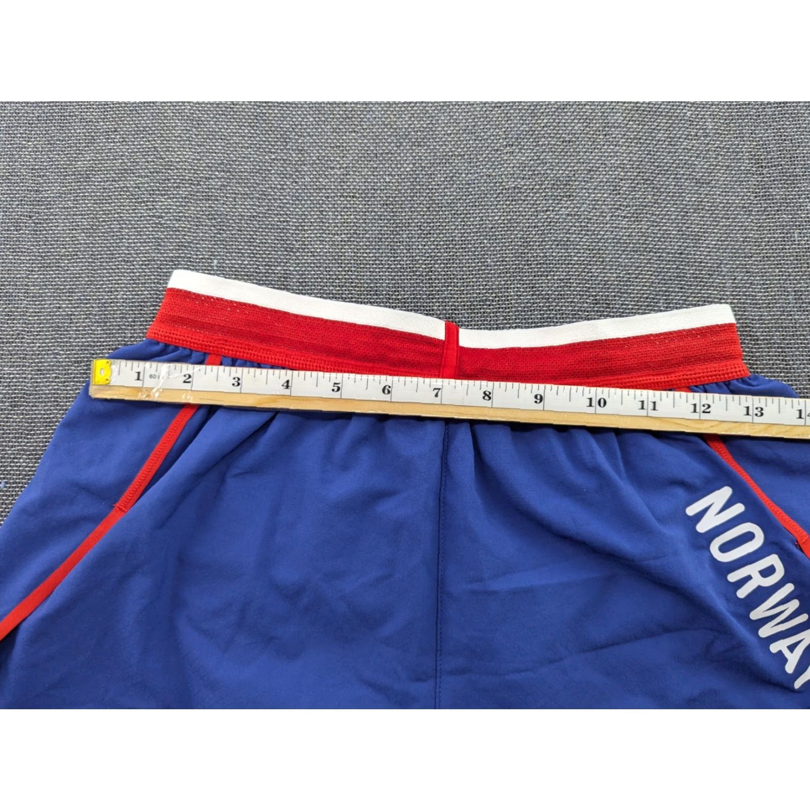 Puma Puma Norway Olympic Team 2024 Womens Shorts Small Blue Track Field Drawstrings Size 28" / US 6 / IT 42 - 6 Thumbnail