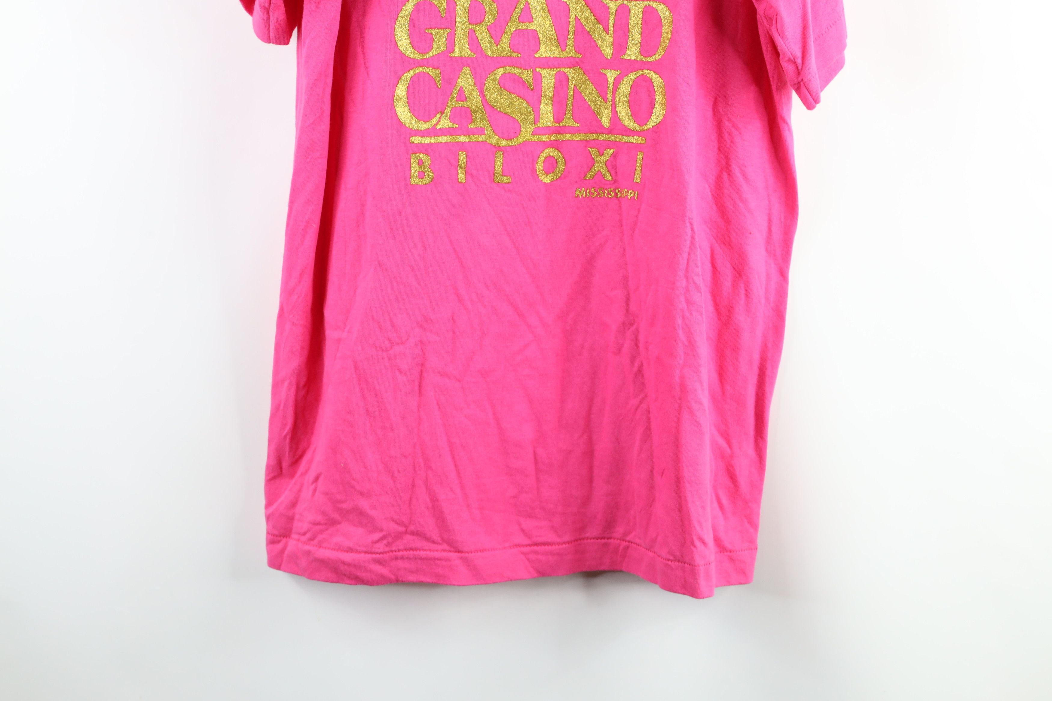 Vintage Vintage 90s Streetwear Spell Out Grand Casino Biloxi T-Shirt Size US M / EU 48-50 / 2 - 3 Thumbnail