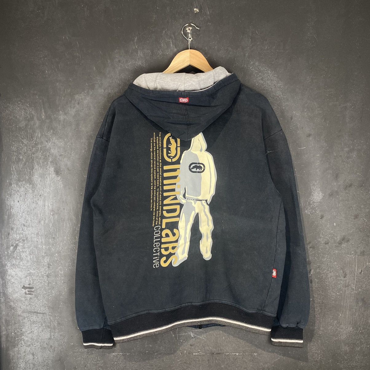 y2k Ecko Hip Hop Gear Sunfaded Zipped Up