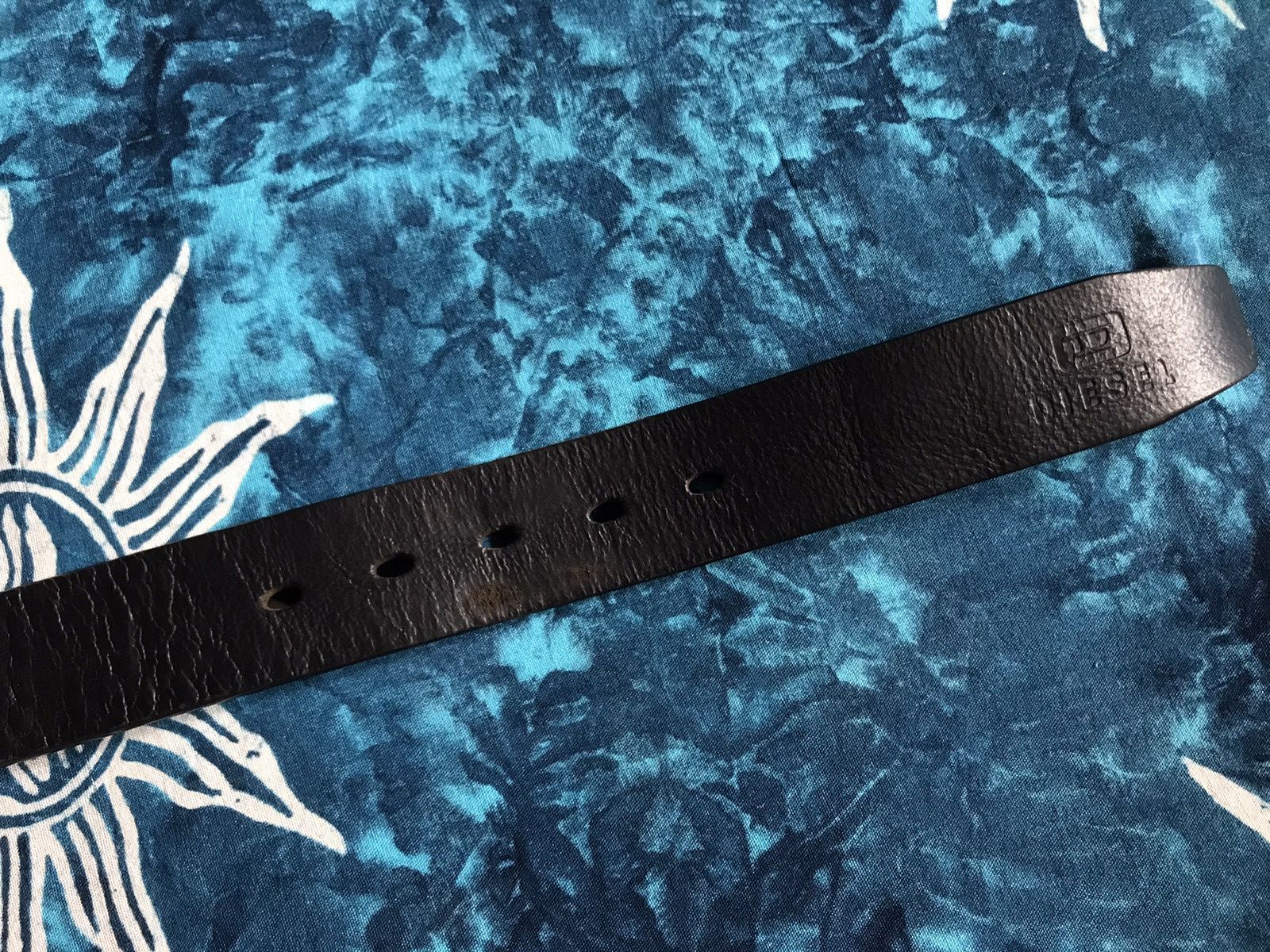Other Y2K Vintage Rodeo Diesel Leather Belt Size 26 - 5 Thumbnail