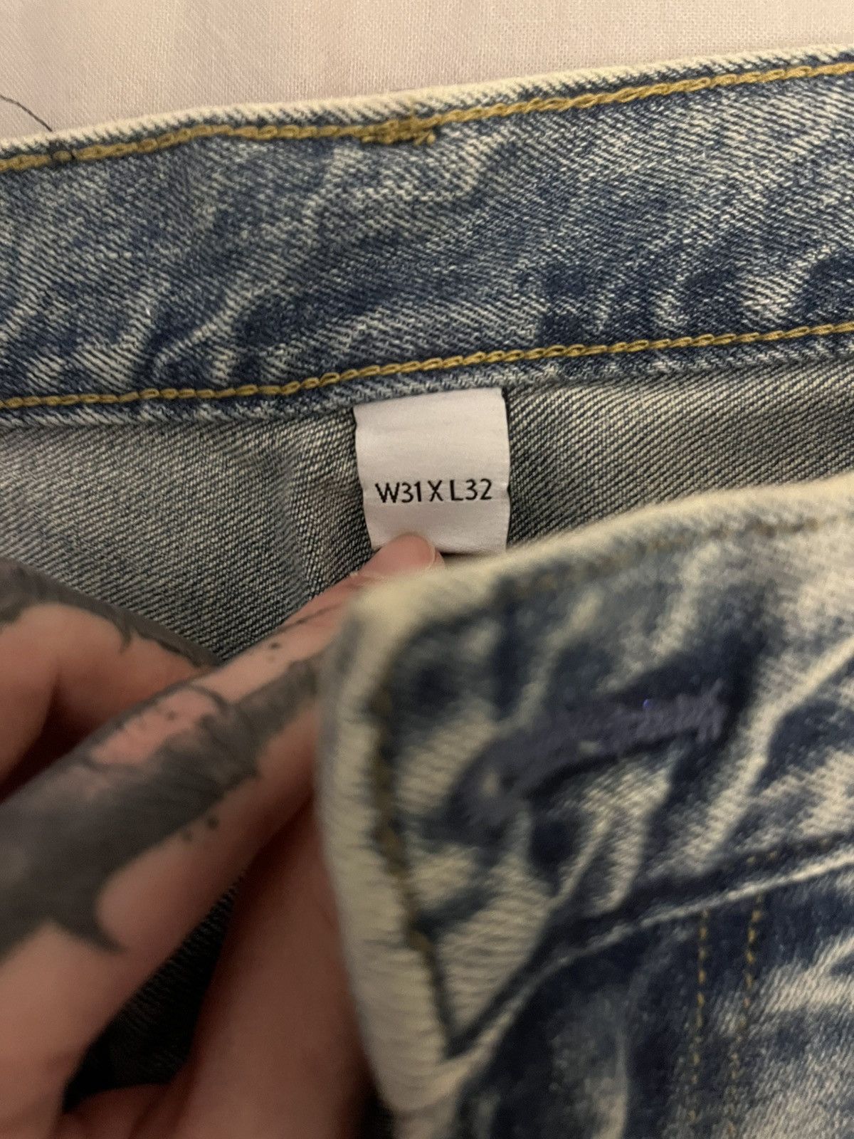 Other Custom stitch denim Size US 31 - 3 Thumbnail
