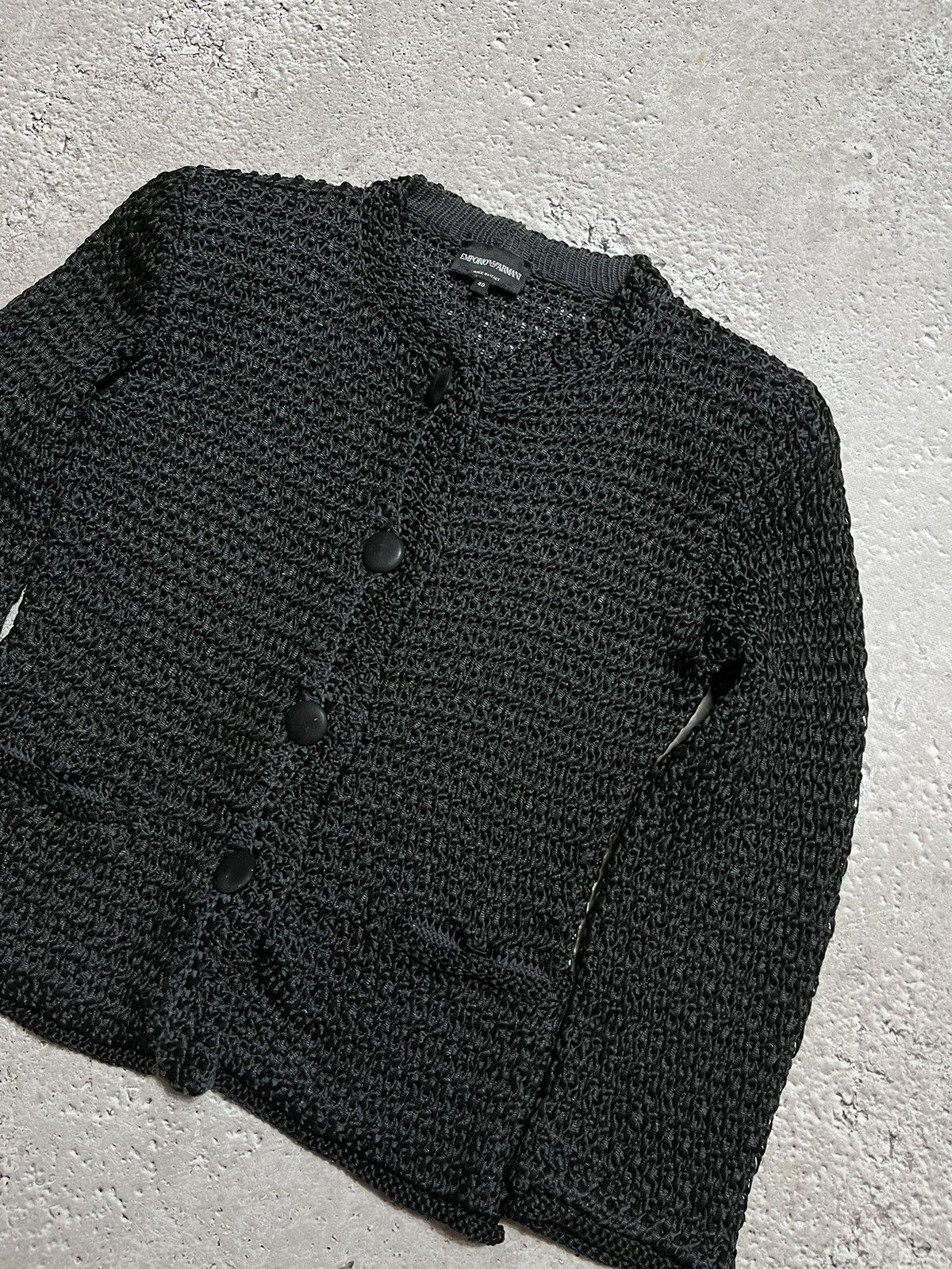 Emporio Armani × Giorgio Armani Woman’s Emporio Armani Knit Blazer Cardigan Size S / US 4 / IT 40 - 2 Thumbnail