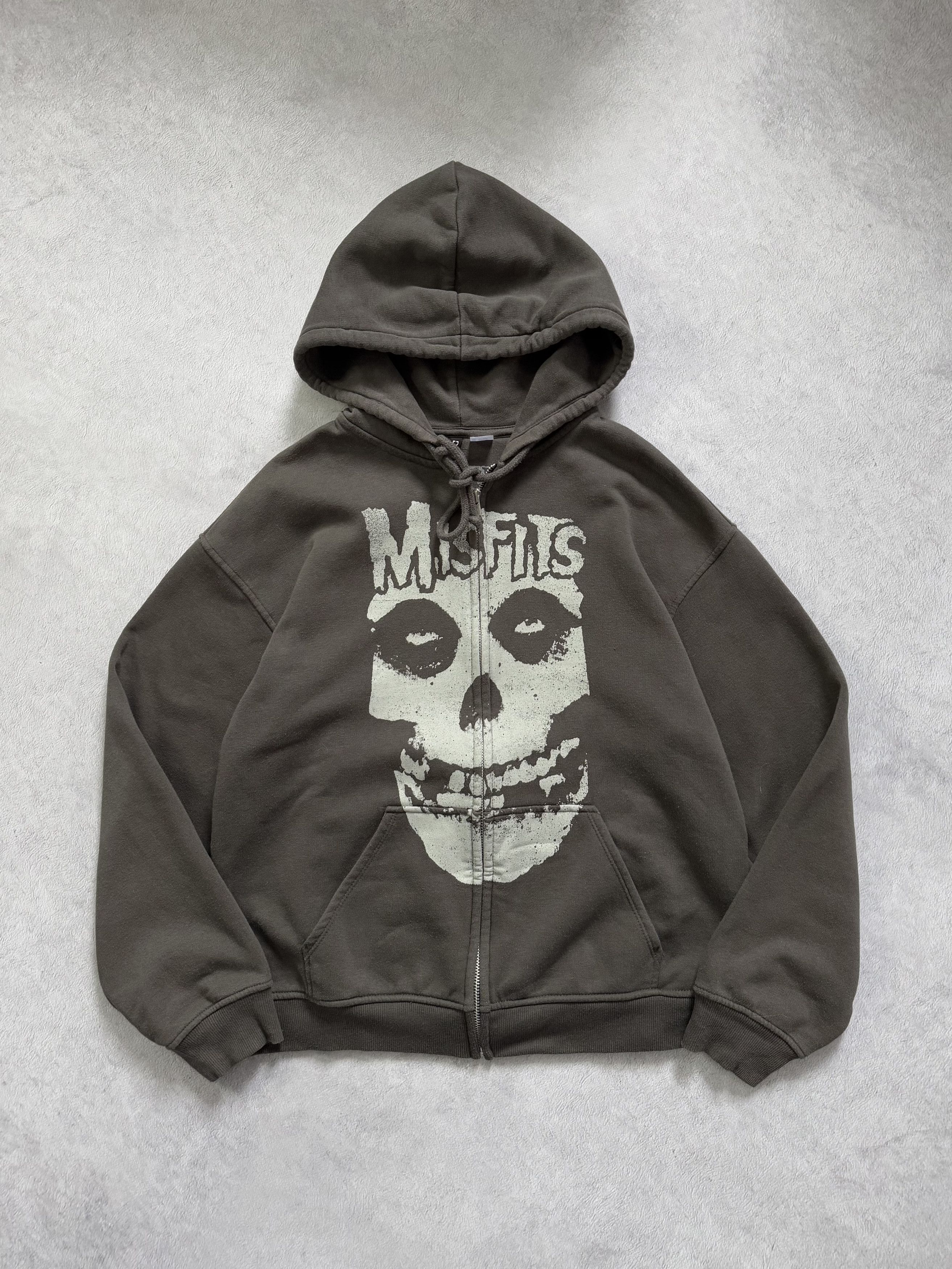Misfits Misfits Washed Zip Up Hoodie Boxy Size US XS / EU 42 / 0 - 3 Thumbnail