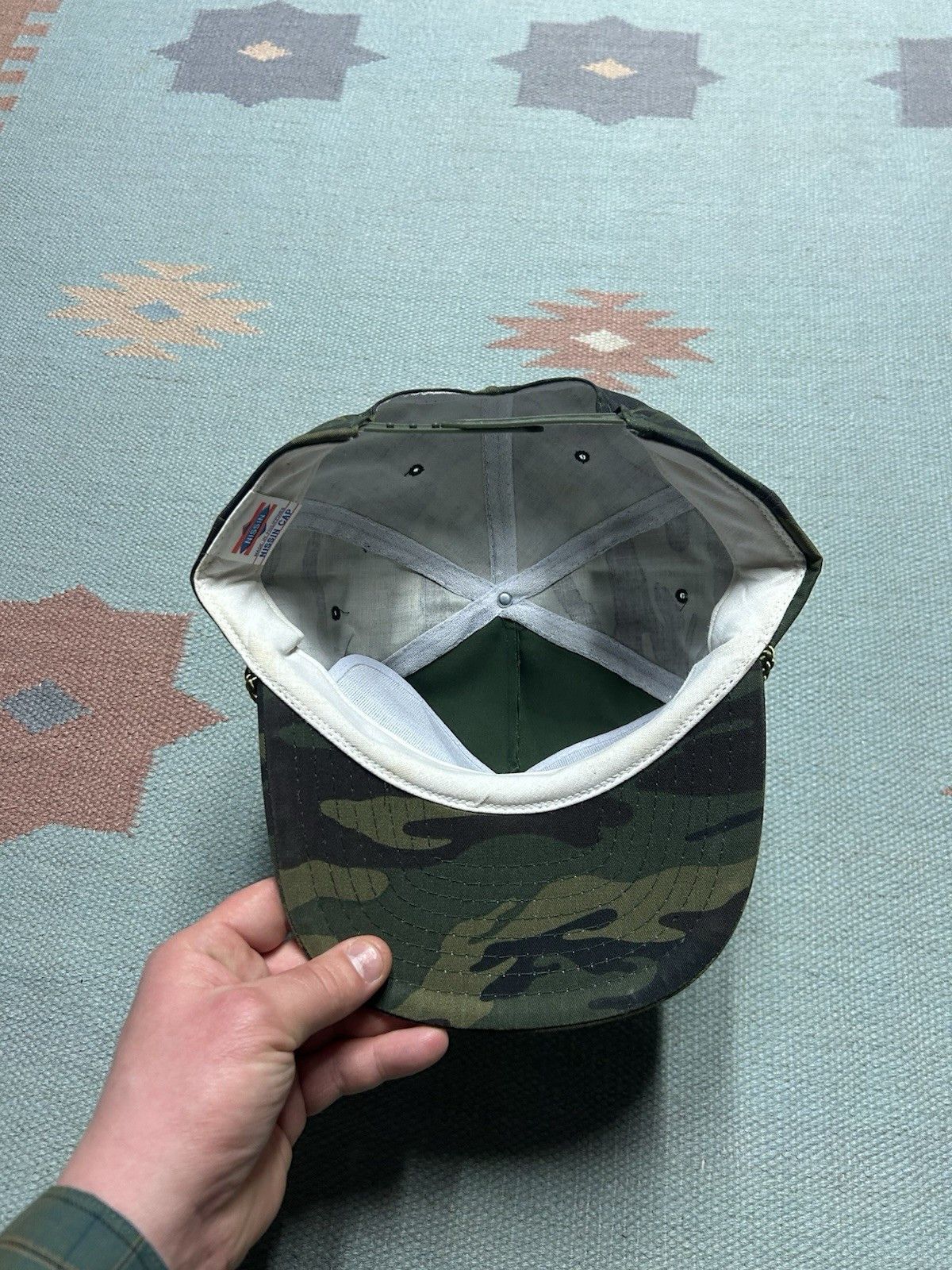 Vintage Vtg SnapBack hat camo Meauwataka militia Michigan woodland Size ONE SIZE - 5 Thumbnail