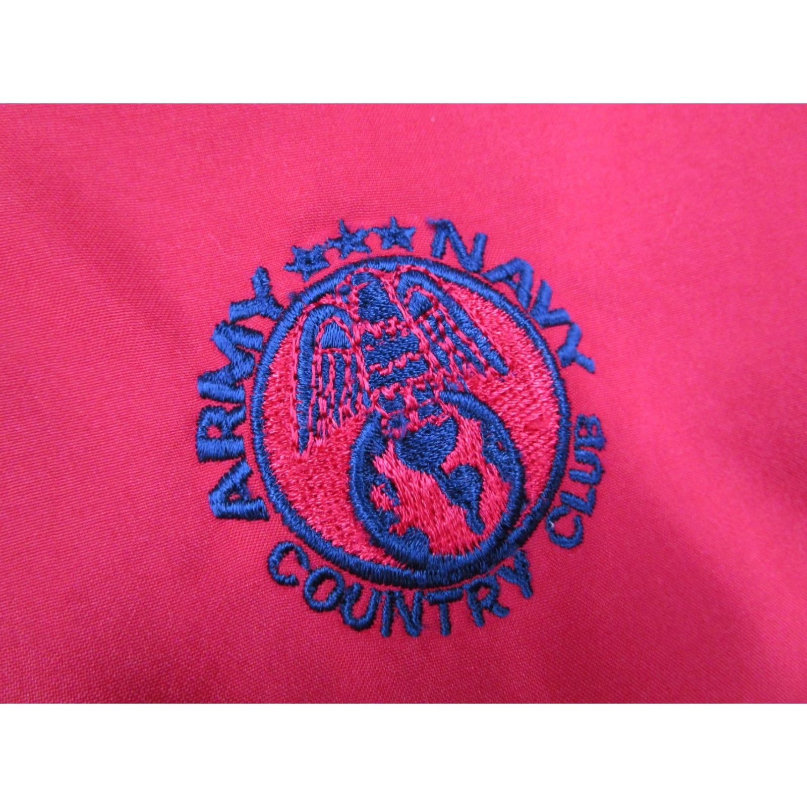 Vintage VINTAGE Army Navy Country Club Jacket Mens M Red Microfiber V Neck Golf Pullover Windbreaker Size US M / EU 48-50 / 2 - 3 Thumbnail