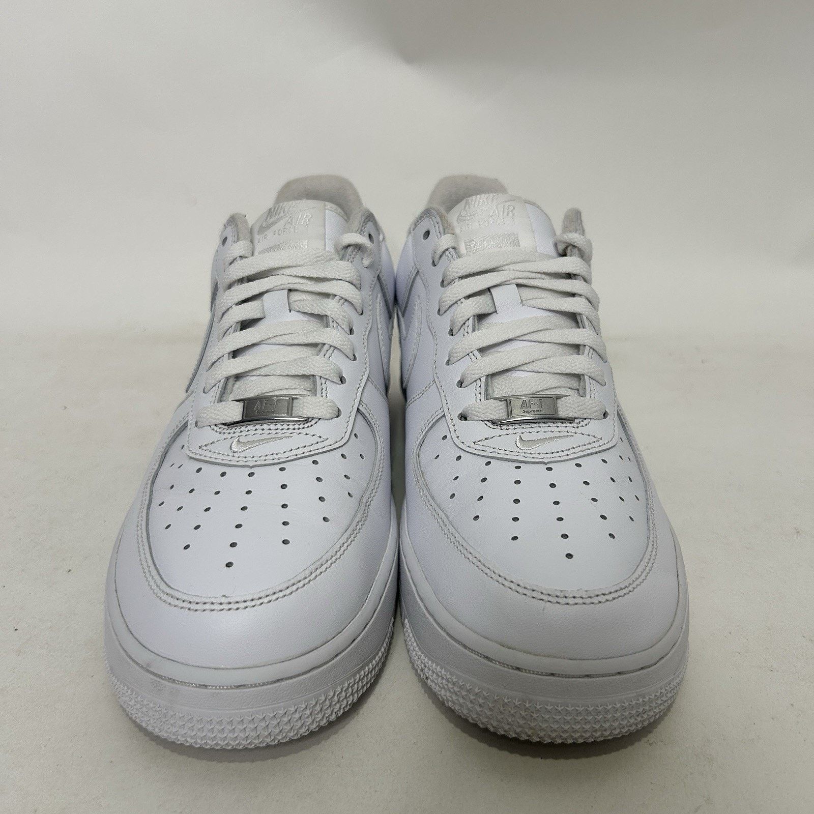 Nike Nike Supreme x Air Force 1 Low Box Logo - “White” CU9225-100 Size US 10 / EU 43 - 2 Thumbnail