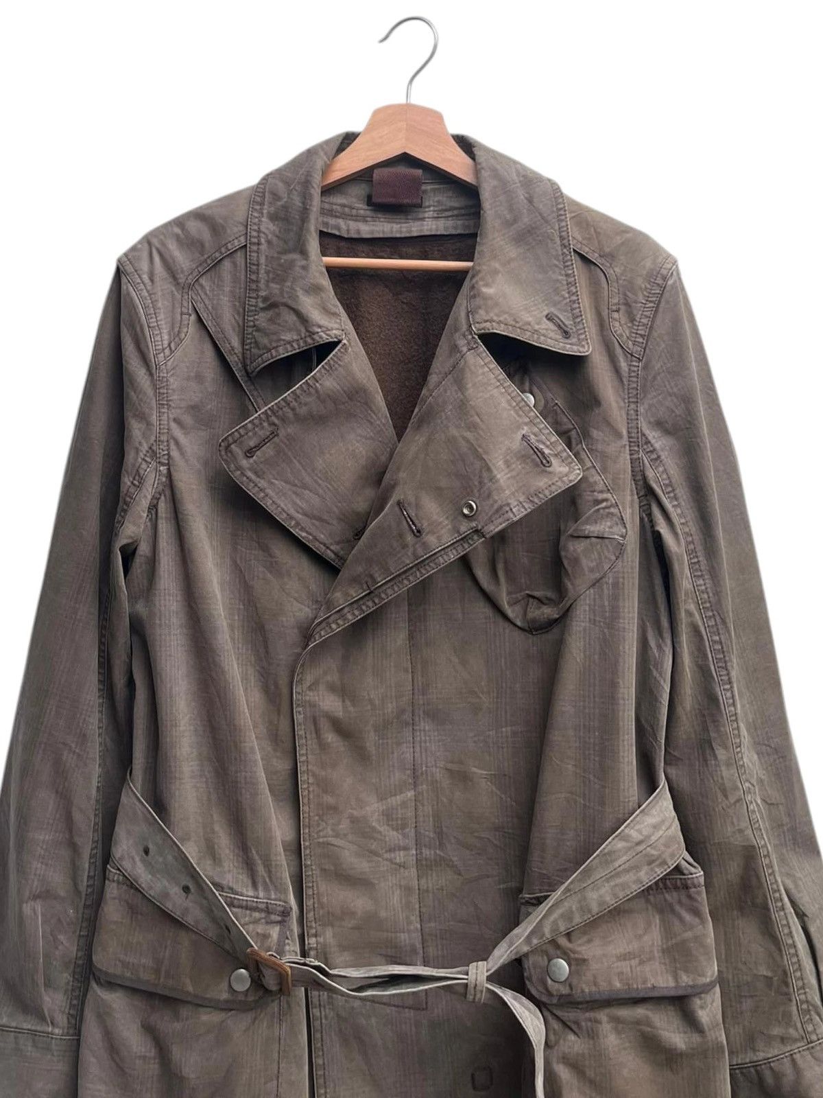 Paul Smith × R.Newbold R. Newbold Plaid Military Style Trench Coat Size US M / EU 48-50 / 2 - 6 Thumbnail