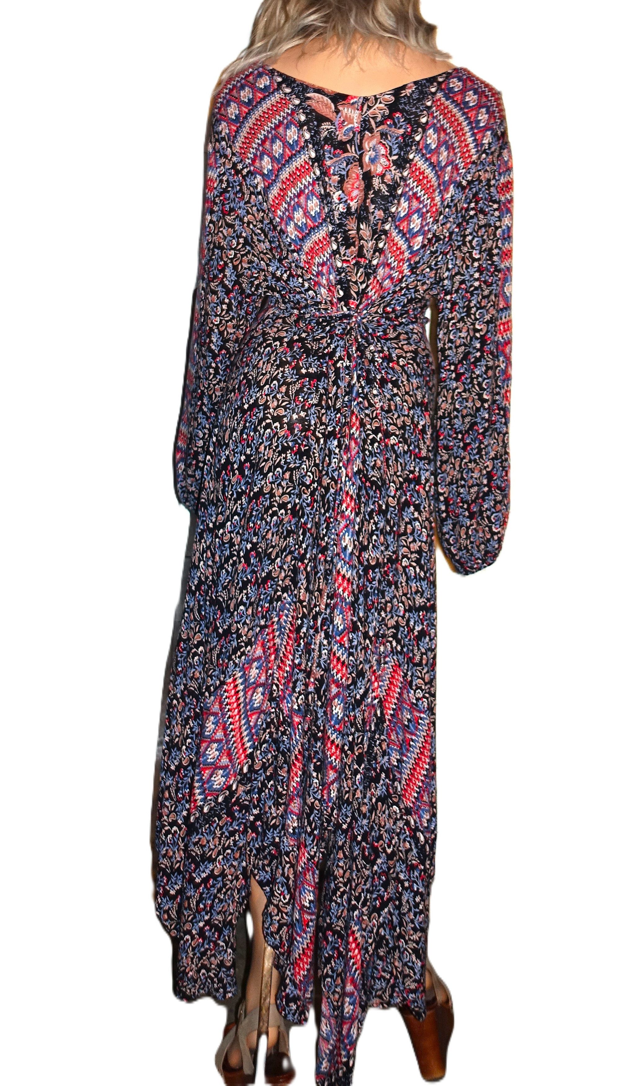 Vintage Vintage Nostalgia Boho High Lo Dress XL Size XL / US 12-14 / IT 48-50 - 6 Thumbnail