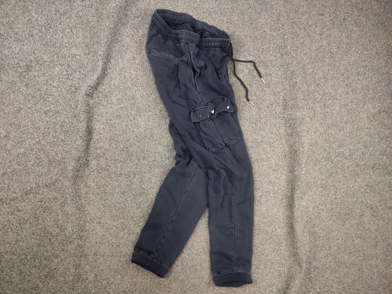 Diesel Diesel P Tarpock Blue Garment Dyed Sweat Cargo Jogger Pants Size US 32 / EU 48 - 1 Thumbnail