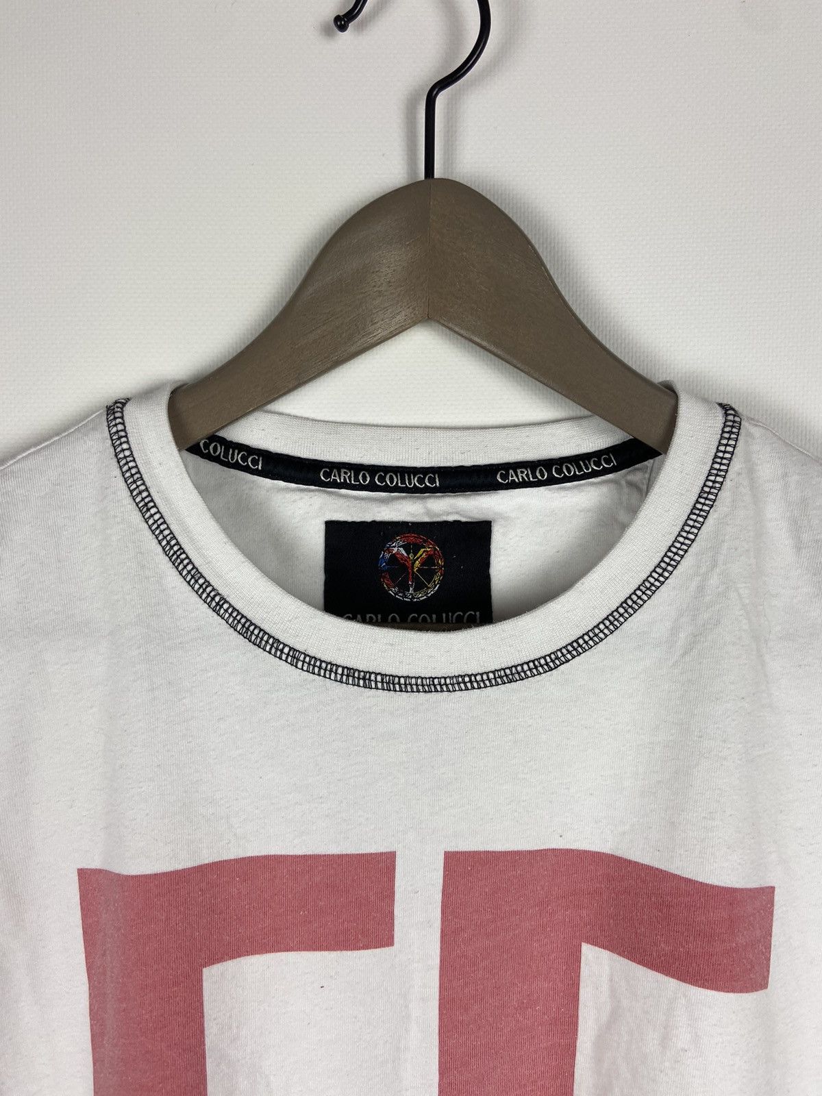 Carlo Colucci × Designer Carlo Colucci T-Shirt Big Logo Print Short Sleeve Men’s Size US M / EU 48-50 / 2 - 3 Thumbnail