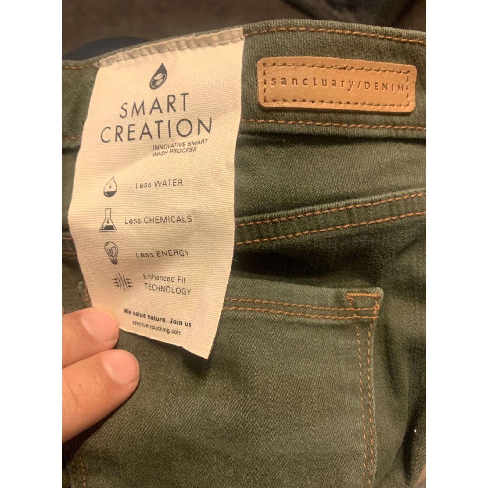 Sanctuary Sanctuary Denim Black Pants Velvet High Rise Social Skinny Jeans 26/2 Slim Denim Social Ankle Skinny Womens Regular Size 26 Black Size 26" / US 2 / IT 38 - 3 Thumbnail
