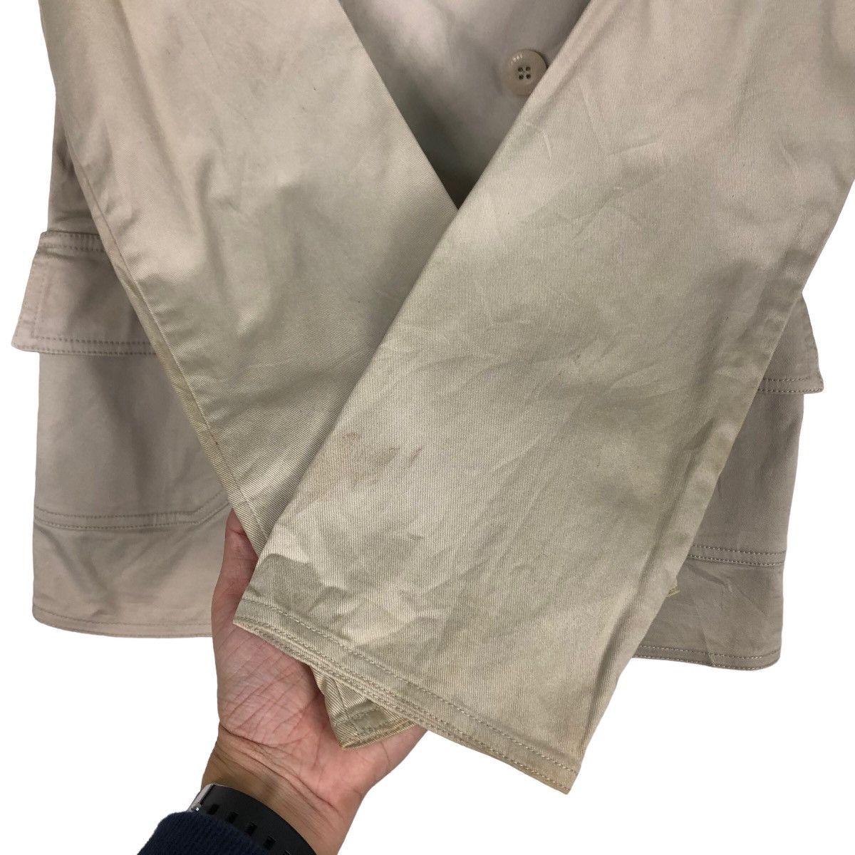 Guess 🔥Vtg Guess Chore Jacket Double Breast Biker Bondage Size US M / EU 48-50 / 2 - 13 Thumbnail