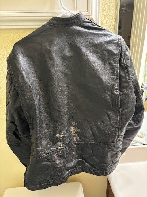 Brooks Brooks leather cafe motorcycle jacket Size US XL / EU 56 / 4 - 2 Thumbnail