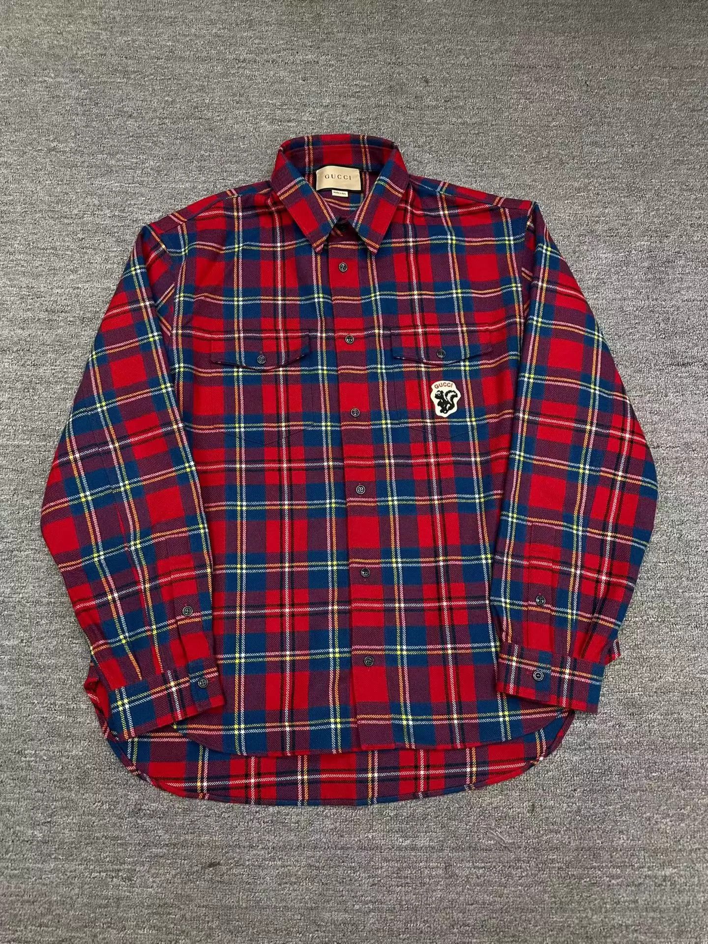 Gucci Gucci New Gingham Shirt Size 52 Size US L / EU 52-54 / 3 - 1 Thumbnail