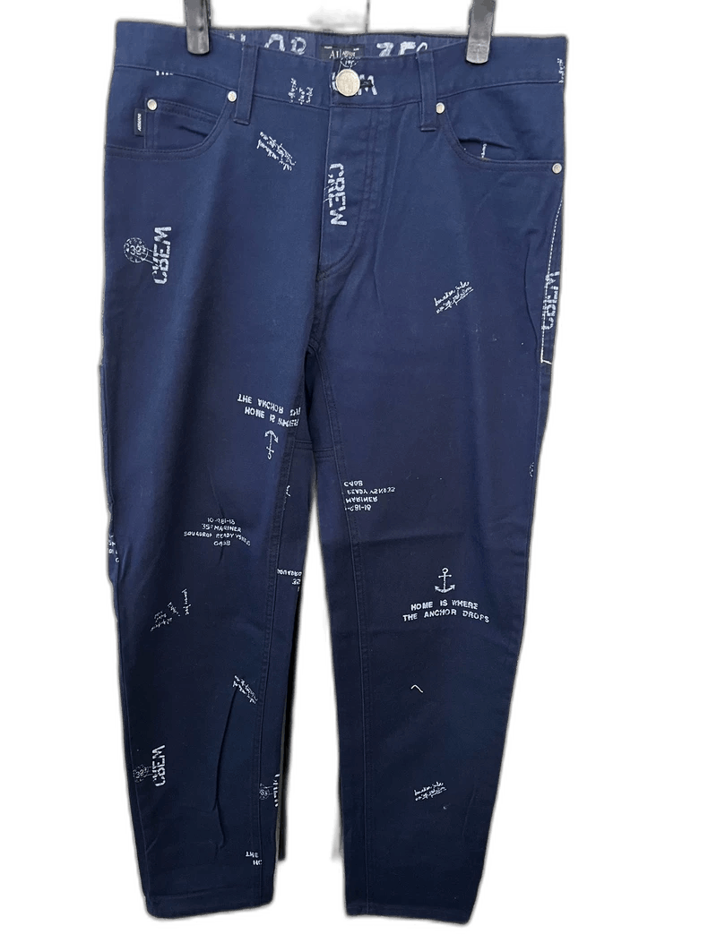 Armani Navy Blue Denim Jeans for Men