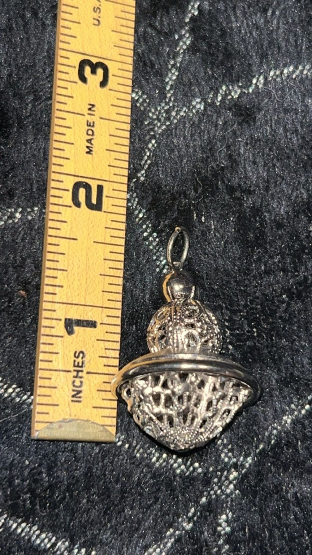The Unbranded Brand Women's Unbranded Silver Filigree Charm Pendant One Size Size ONE SIZE - 2 Thumbnail