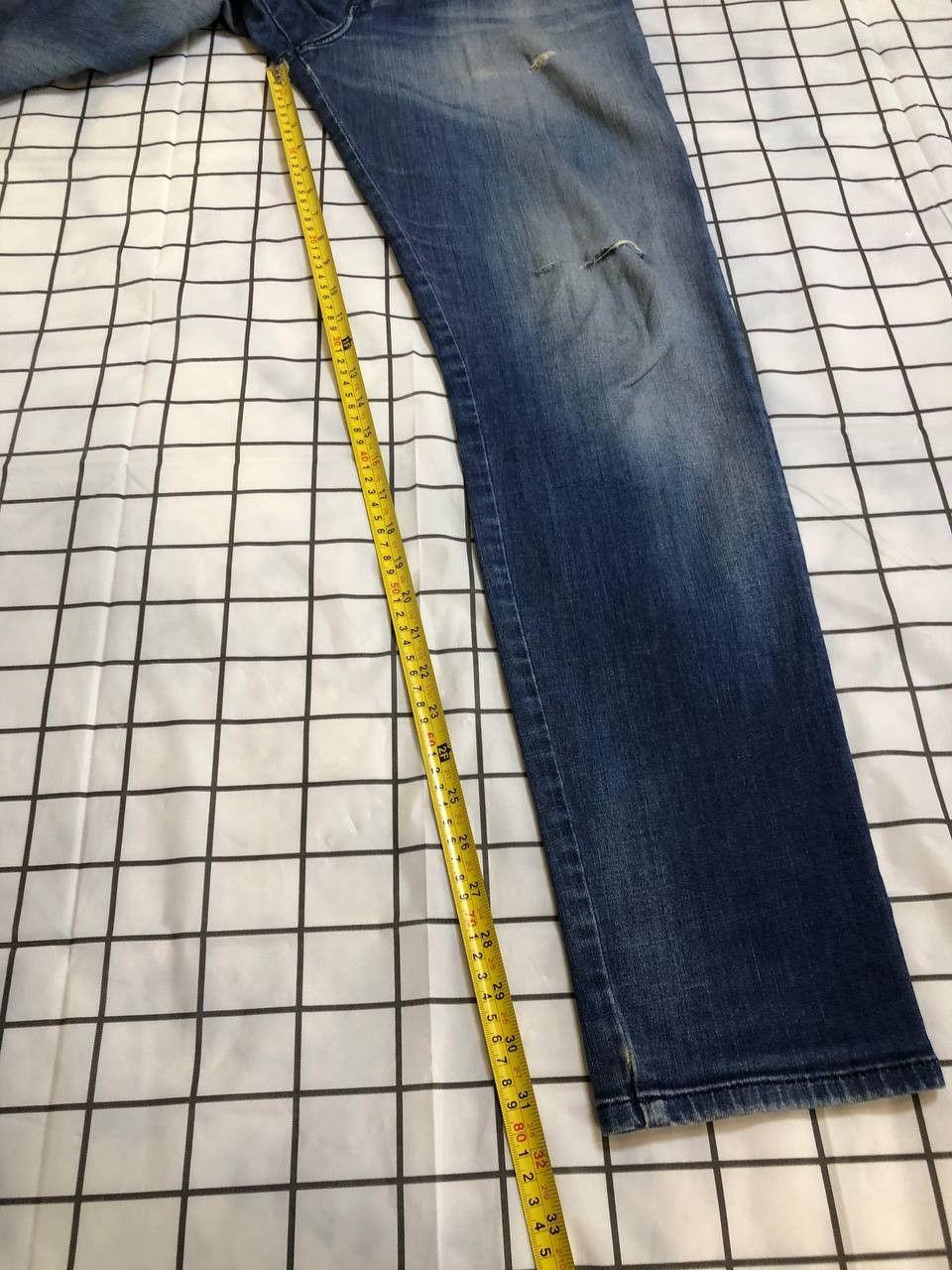 Diesel Diesel D-Bazer Tapered Blue Stretch Jeans Mens Size US 31 - 5 Thumbnail
