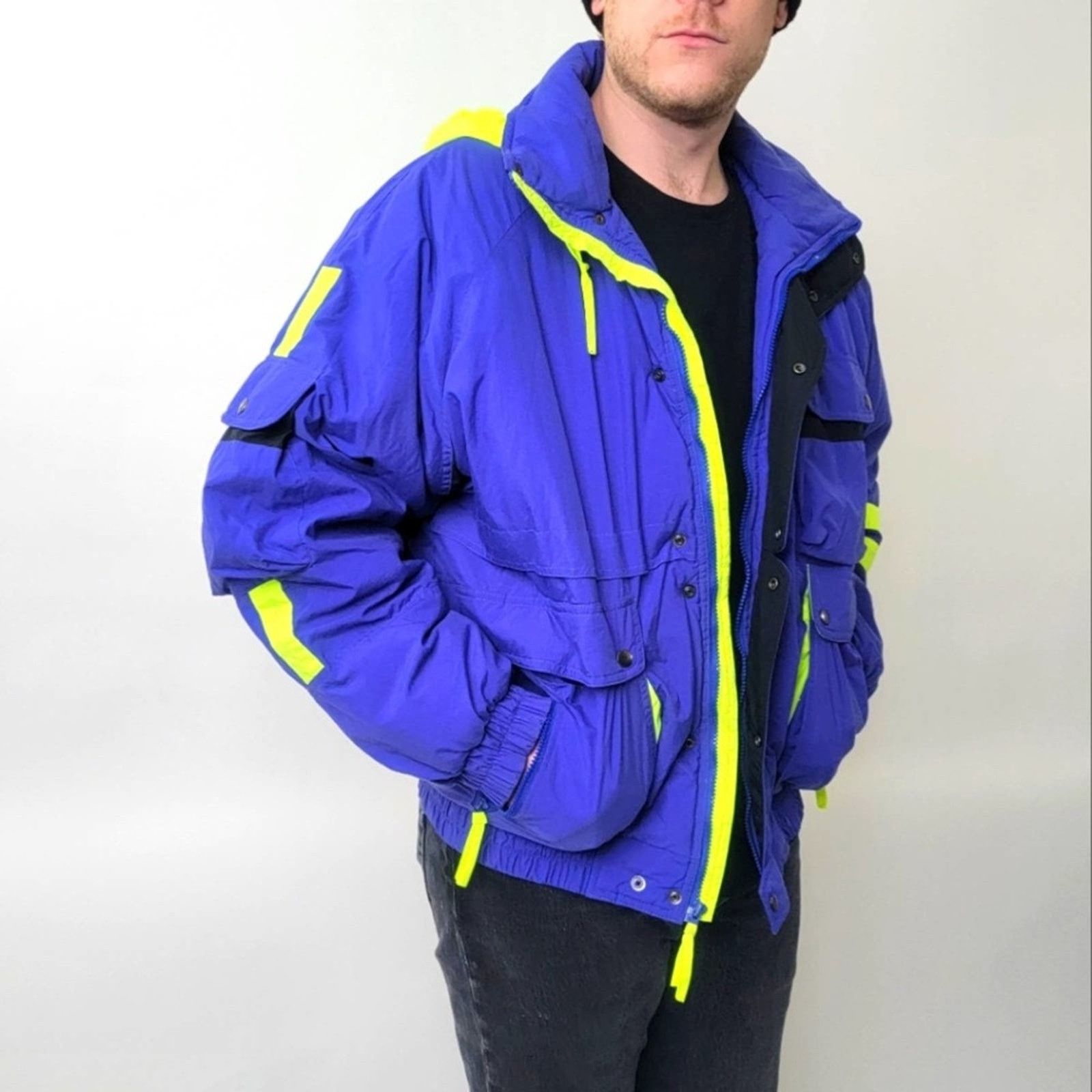 Vintage Vintage 90's Steeper Slopes Ski Snowboarding Puffer Jacket Size US L / EU 52-54 / 3 - 1 Thumbnail