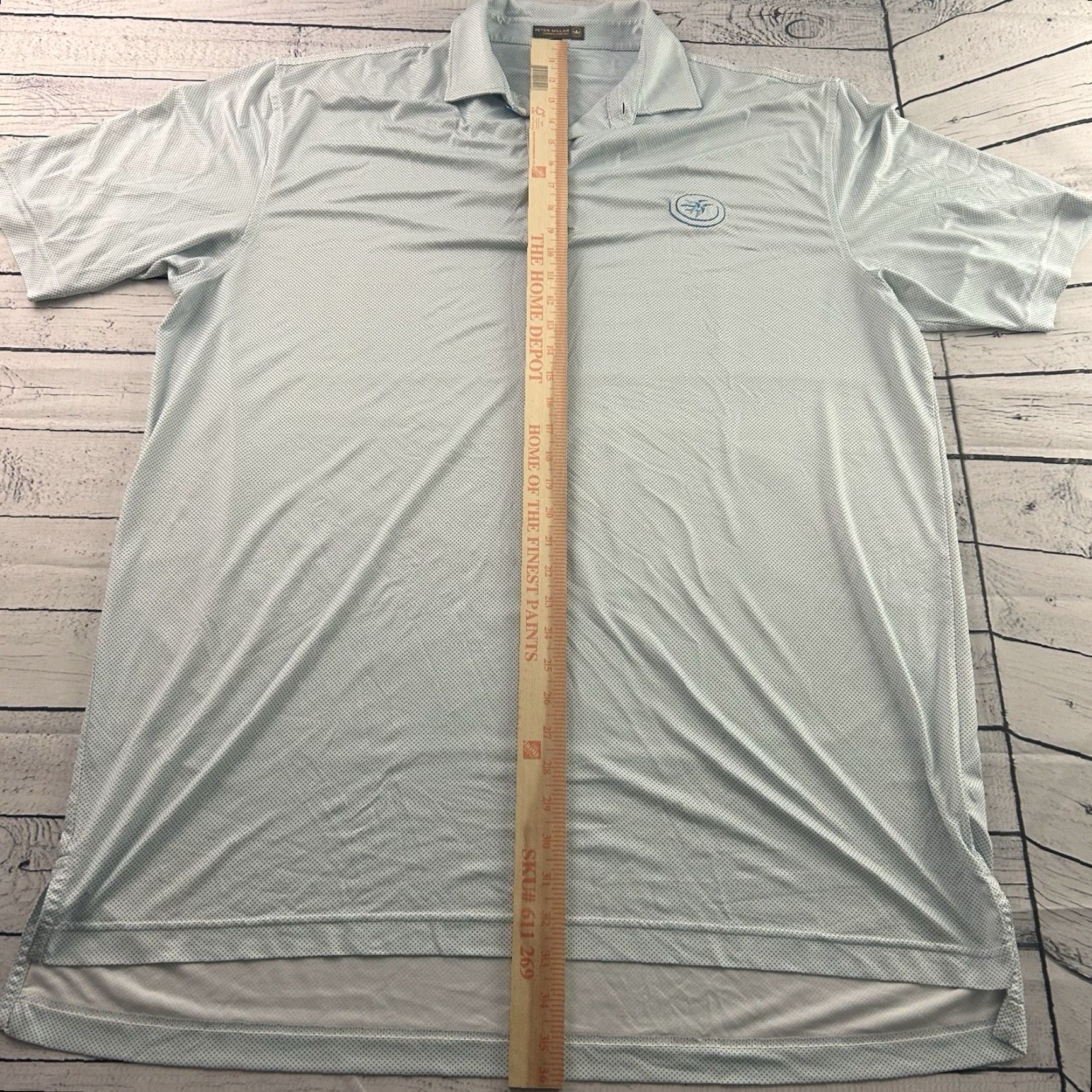 Peter Millar Peter Millar Summer Comfort Golf Polo Shirt Men's Large Blue Shirt Size US L / EU 52-54 / 3 - 4 Thumbnail