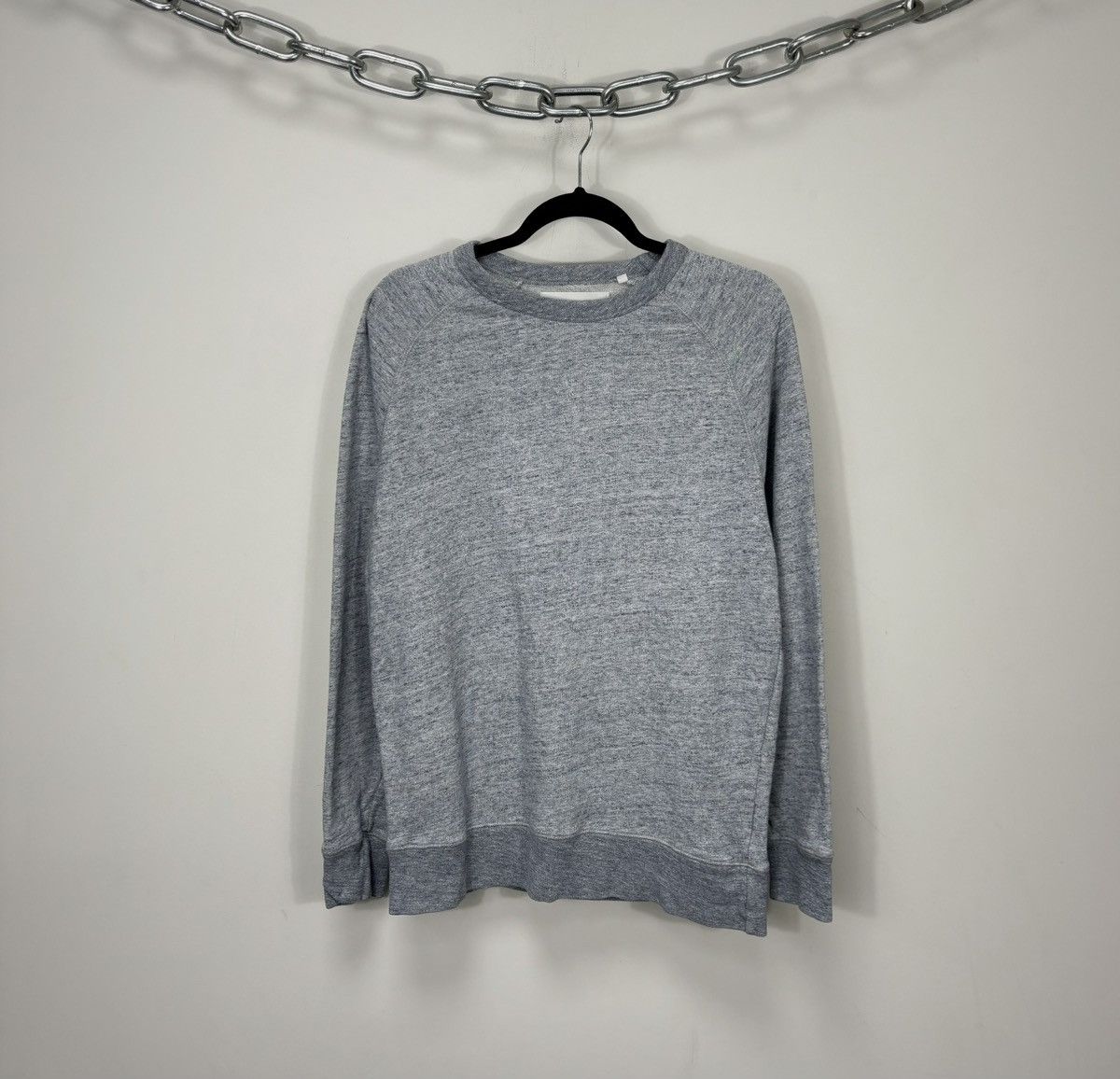 Our Legacy Our Legacy SS14 Grey Blue Melange Y2K Hype Sweatshirt Size US M / EU 48-50 / 2 - 1 Thumbnail