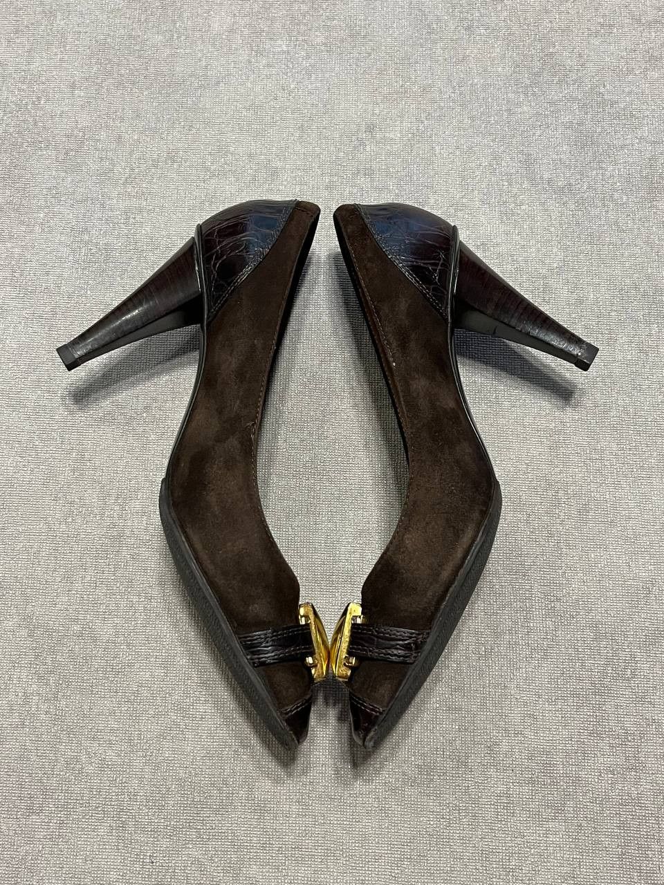 Giuseppe Zanotti Giuseppe Zanotti Open Women`s Rare Pumps Heels Gold 38 Size US 8 / IT 38 - 7 Thumbnail