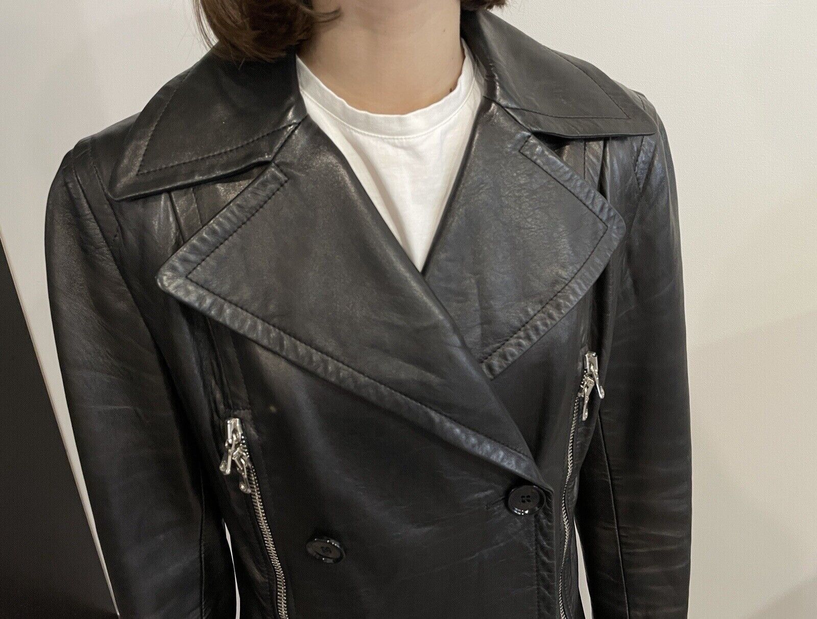 Dolce & Gabbana Dolce & Gabbana Real Leather Biker Jacket Size L / US 10 / IT 46 - 6 Thumbnail