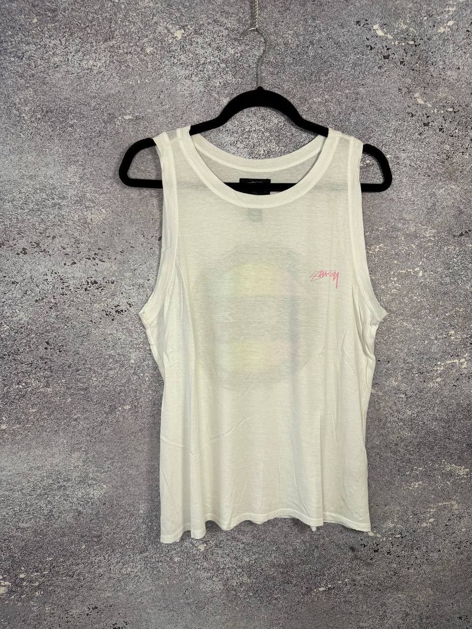 Stussy × Vintage Vintage Stussy Sleeveless Big Logo y2k Medium Size US M / EU 48-50 / 2 - 2 Thumbnail