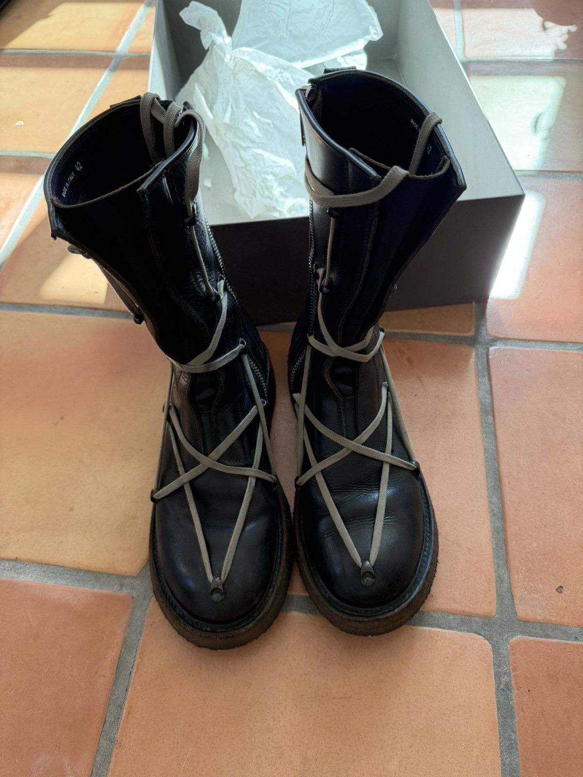 Rick Owens Creeper Boots FW17 Size US 9 / EU 42 - 1 Thumbnail