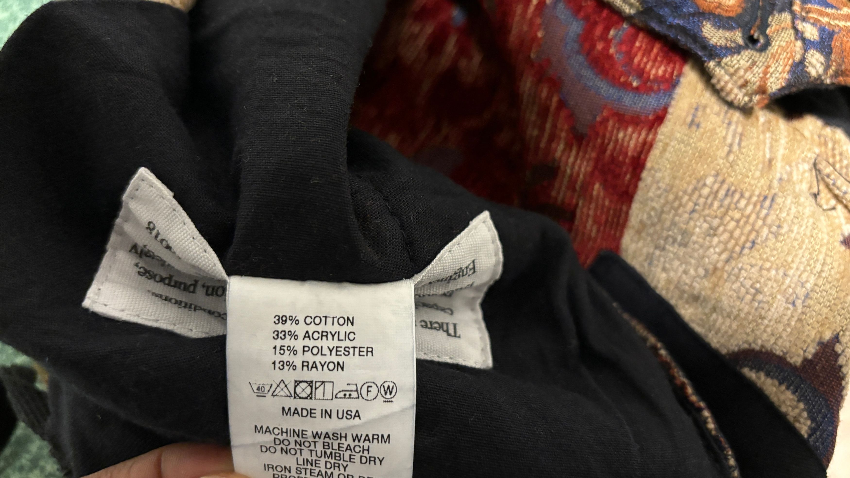 Engineered Garments RARE Floral Jacquard Carlyle Pants Medium 32-34 mi USA Size US 33 - 11 Thumbnail