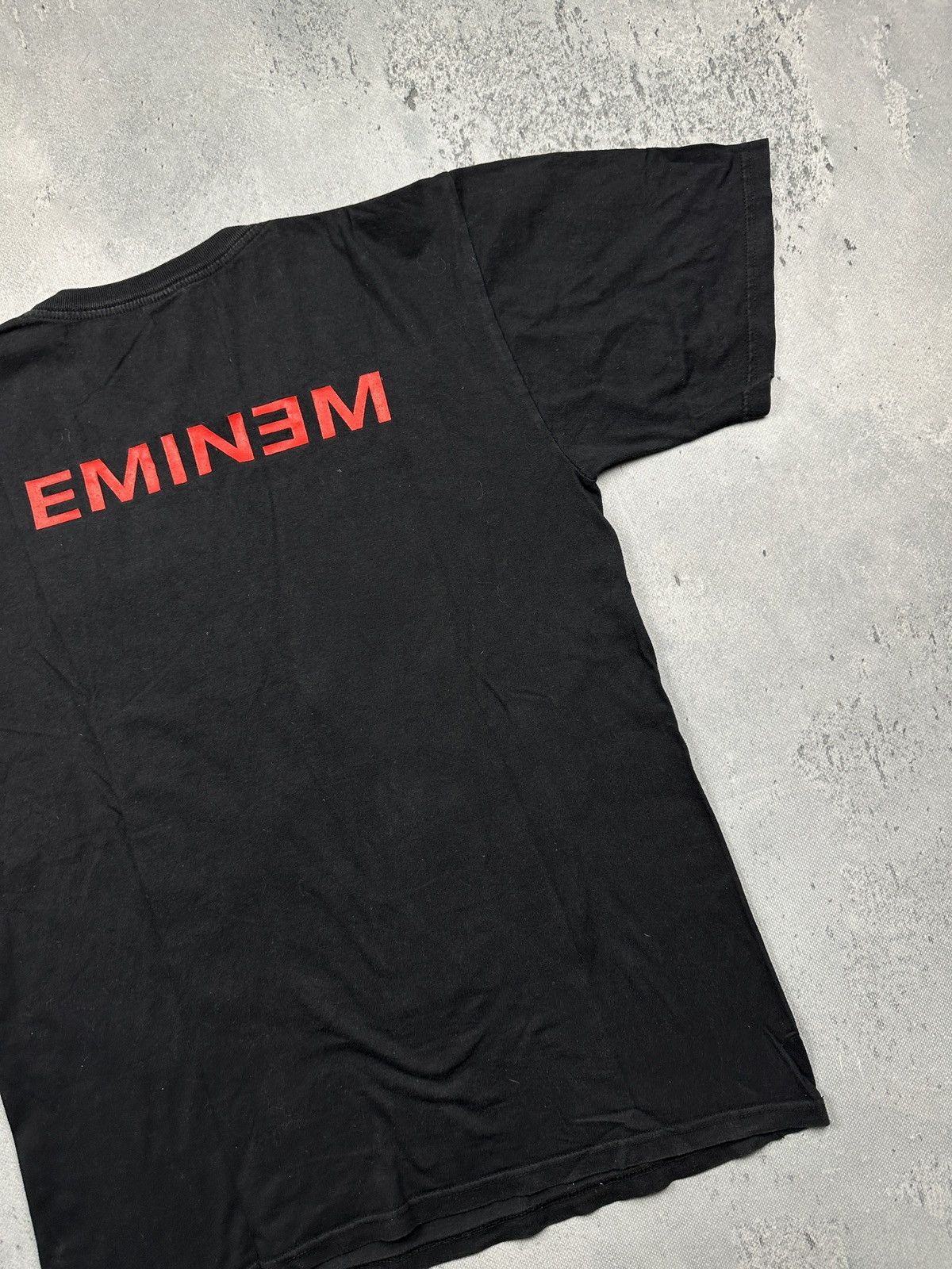 Eminem Vintage Overprint Eminem Graphic Tee Bold Portrait Print 00s Size US L / EU 52-54 / 3 - 7 Thumbnail