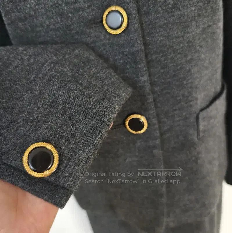 Burberry Burberry Gray Wool Long Sleeve Dress. Size M / US 6-8 / IT 42-44 - 5 Thumbnail