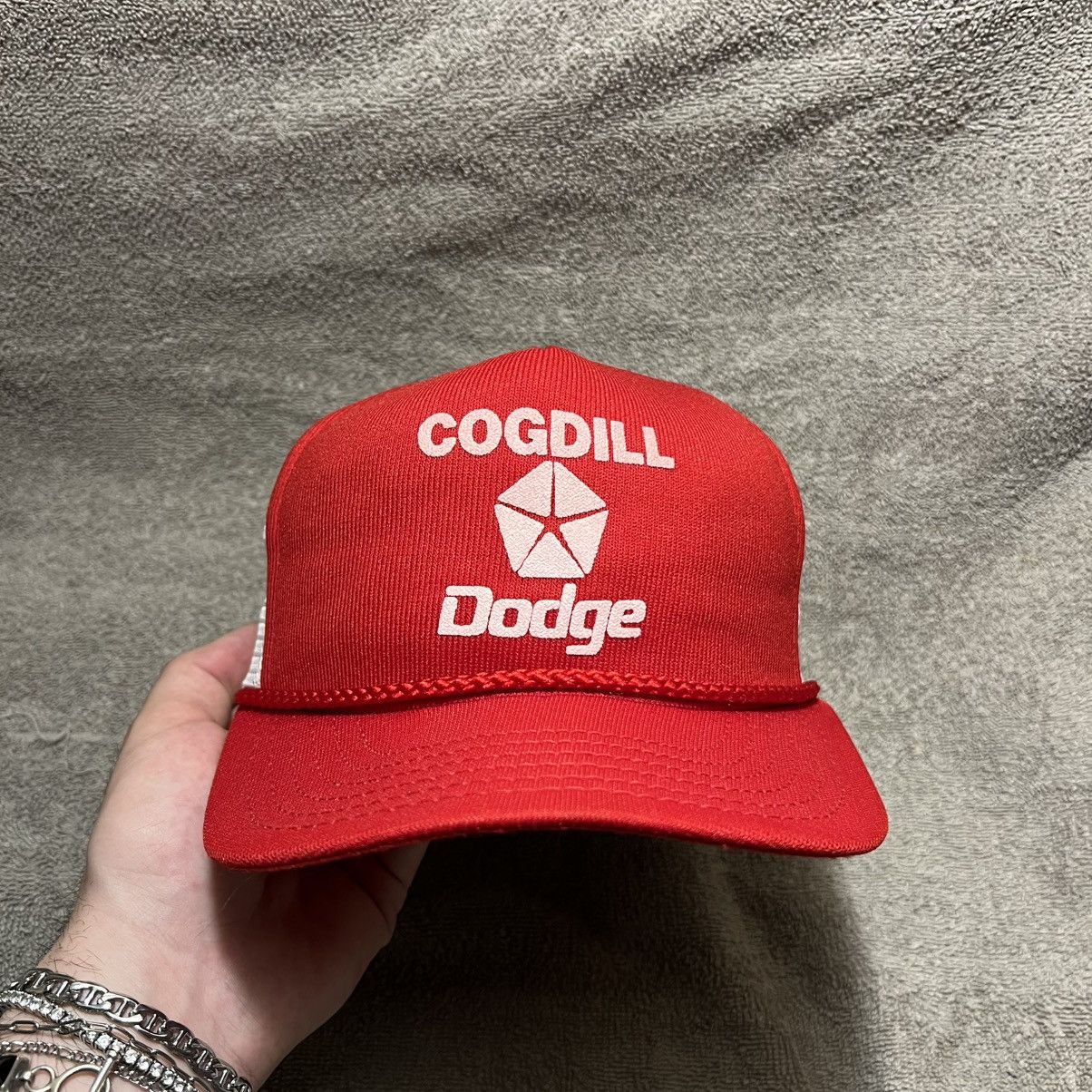 Chrysler × Vintage Vintage 70s Dodge Chrysler Mesh Trucker Hat SnapBack USA Size ONE SIZE - 2 Thumbnail