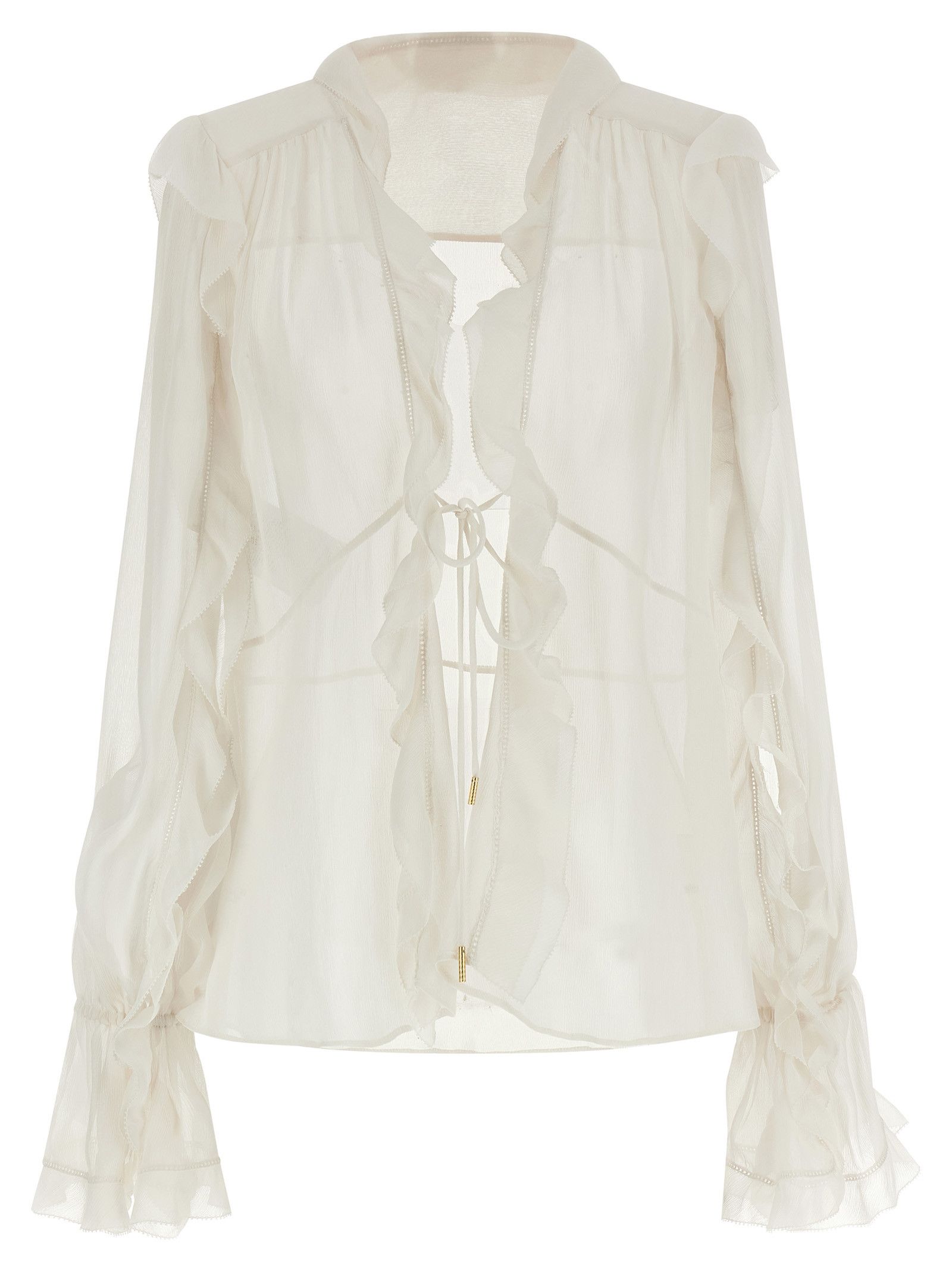Alberta Ferretti Silk blouse Size M / US 6-8 / IT 42-44 - 1 Thumbnail