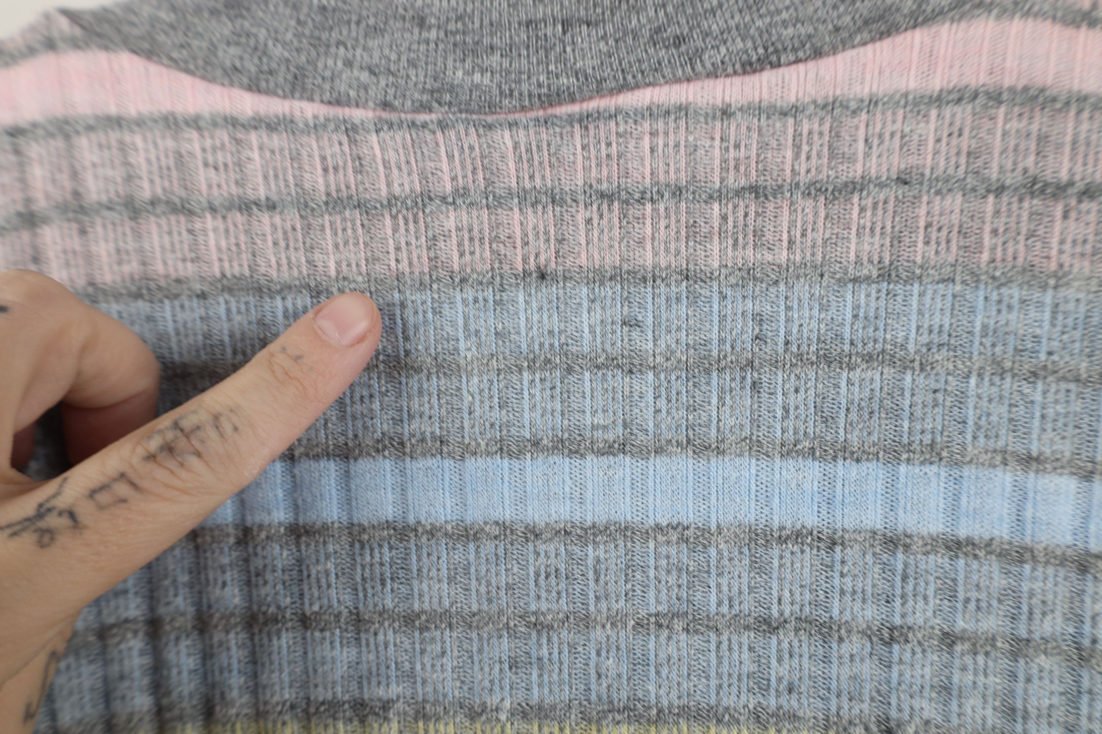 Vintage Vintage 70s Streetwear Ribbed KnitShort Sleeve Sweater USA Size M / US 6-8 / IT 42-44 - 9 Thumbnail
