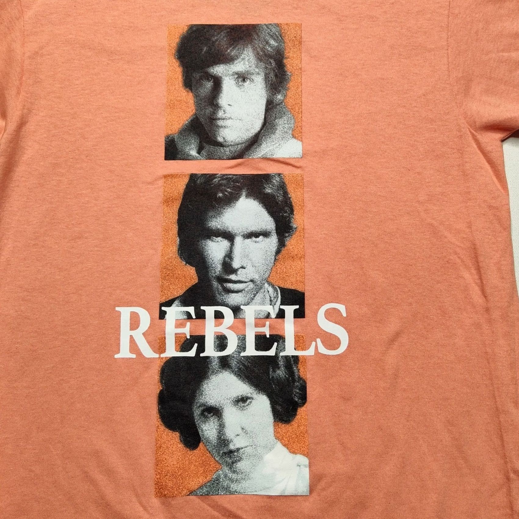 Mad Engine STAR WARS REBELS T-Shirt Men Small Luke Skywalker + Han Solo + Princess Leia NEWColor OrangeLogo100% Cotton Size US S / EU 44-46 / 1 - 2 Thumbnail