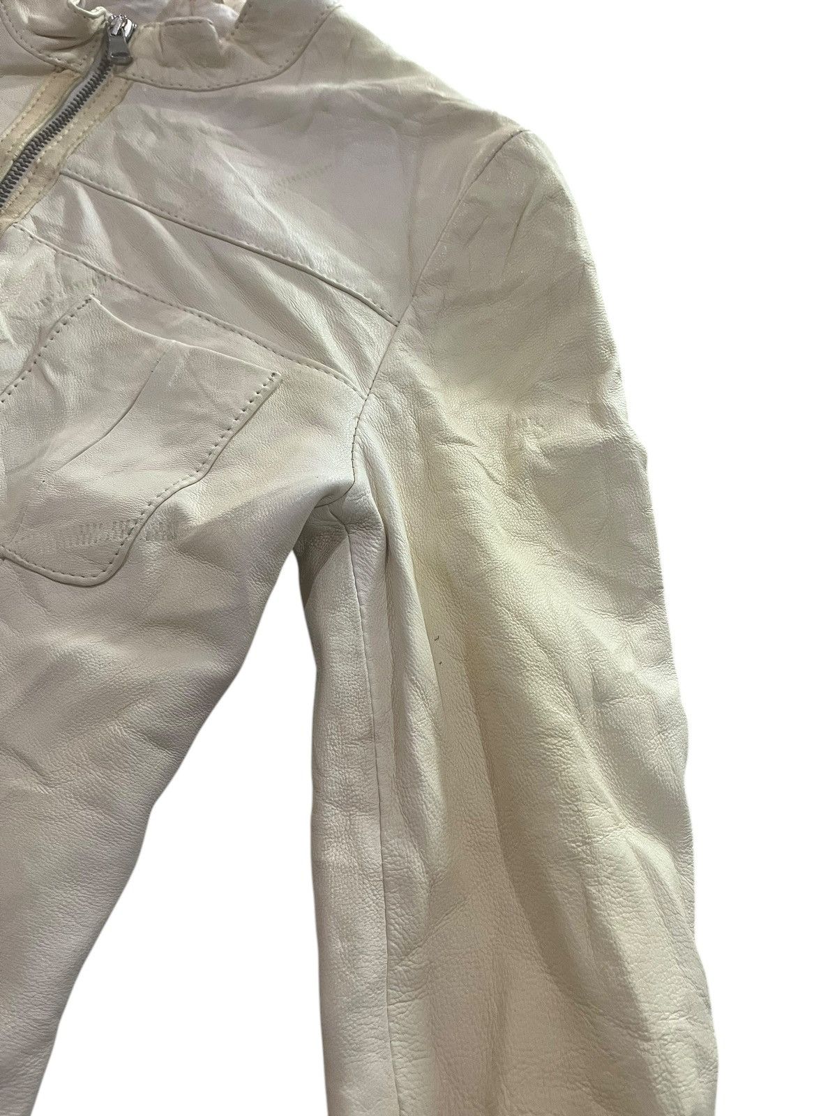 If Six Was Nine LAST DROP!!! LALTRAMODA LGB GENUINE LEATHER ZIPPER JACKET Size XS / US 0-2 / IT 36-38 - 8 Thumbnail