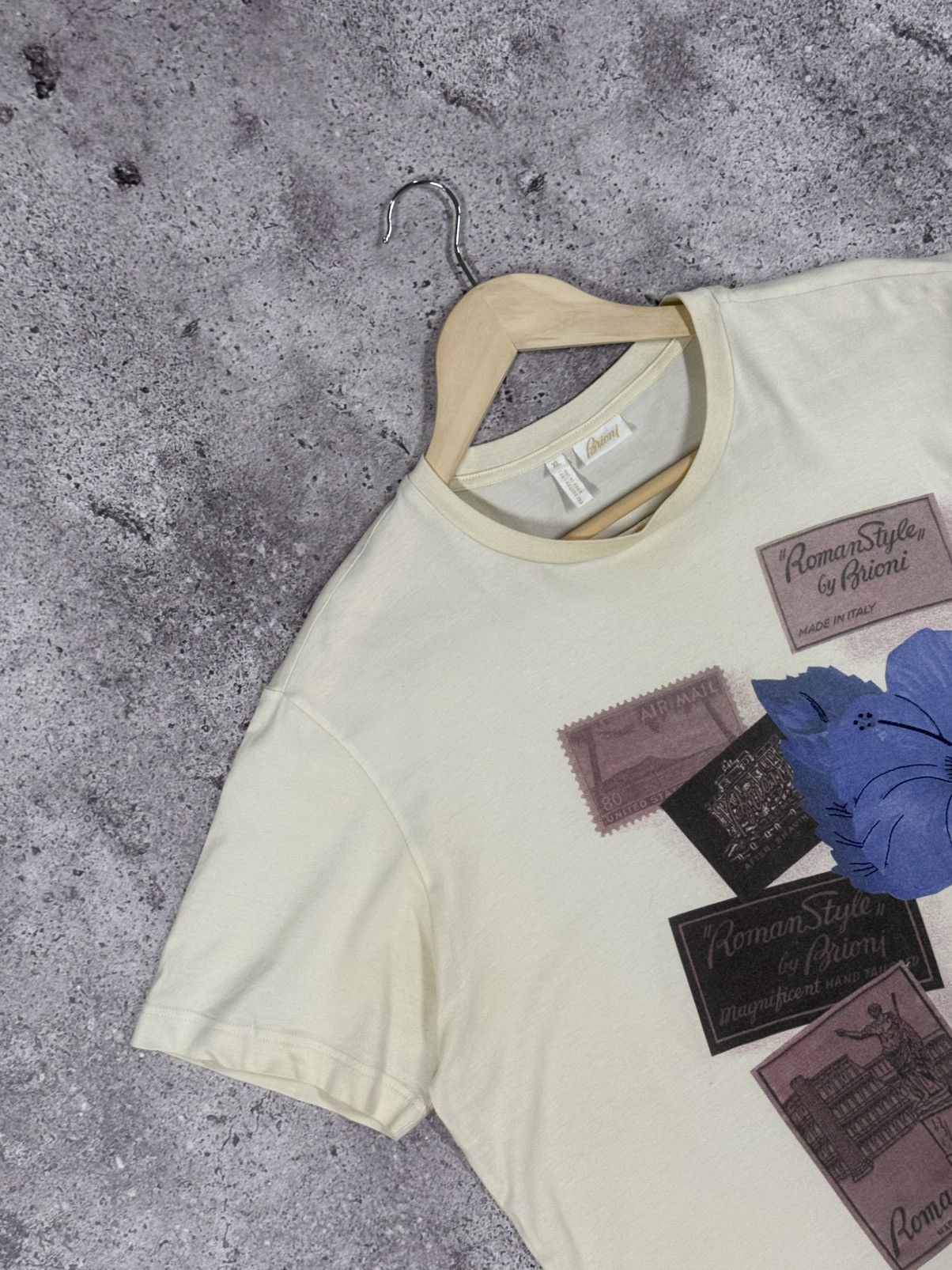Brioni ❗️ARCHIVE❗️2009 Brioni RomanStyle First-Ever Made T-Shirt Size US XL / EU 56 / 4 - 5 Thumbnail