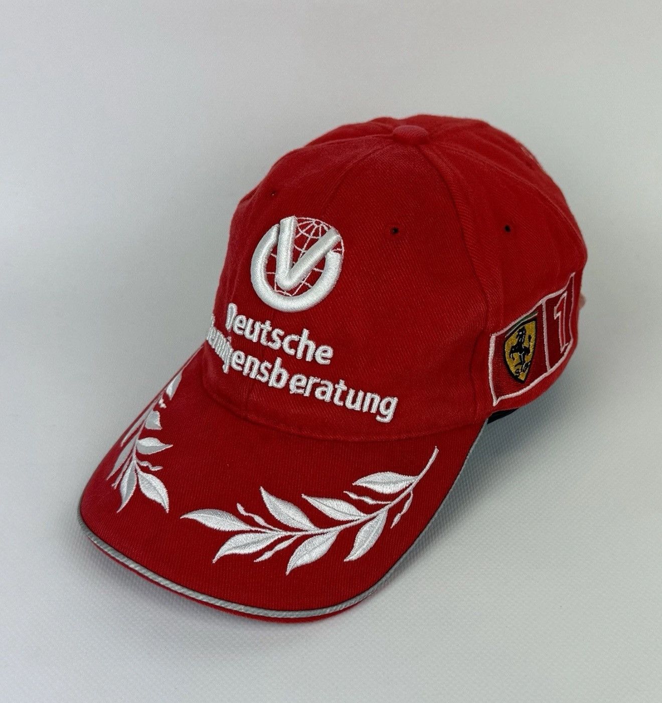 Ferrari Ferrari Michael Schumacher World Champion Racing Cap Hat Red Size ONE SIZE - 3 Thumbnail