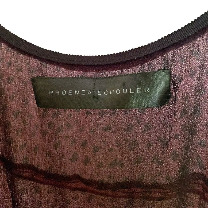 Proenza Schouler Proenza Schouler Pink Silk Polka-Dot Sleeveless Mini Dress Size XS / US 0-2 / IT 36-38 - 3 Thumbnail