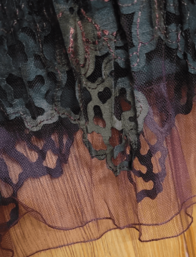 Other Unique VINTAGE TRICOT CHIC Skirt | 100% Silk | Italy Size 30" / US 8 / IT 44 - 7 Thumbnail