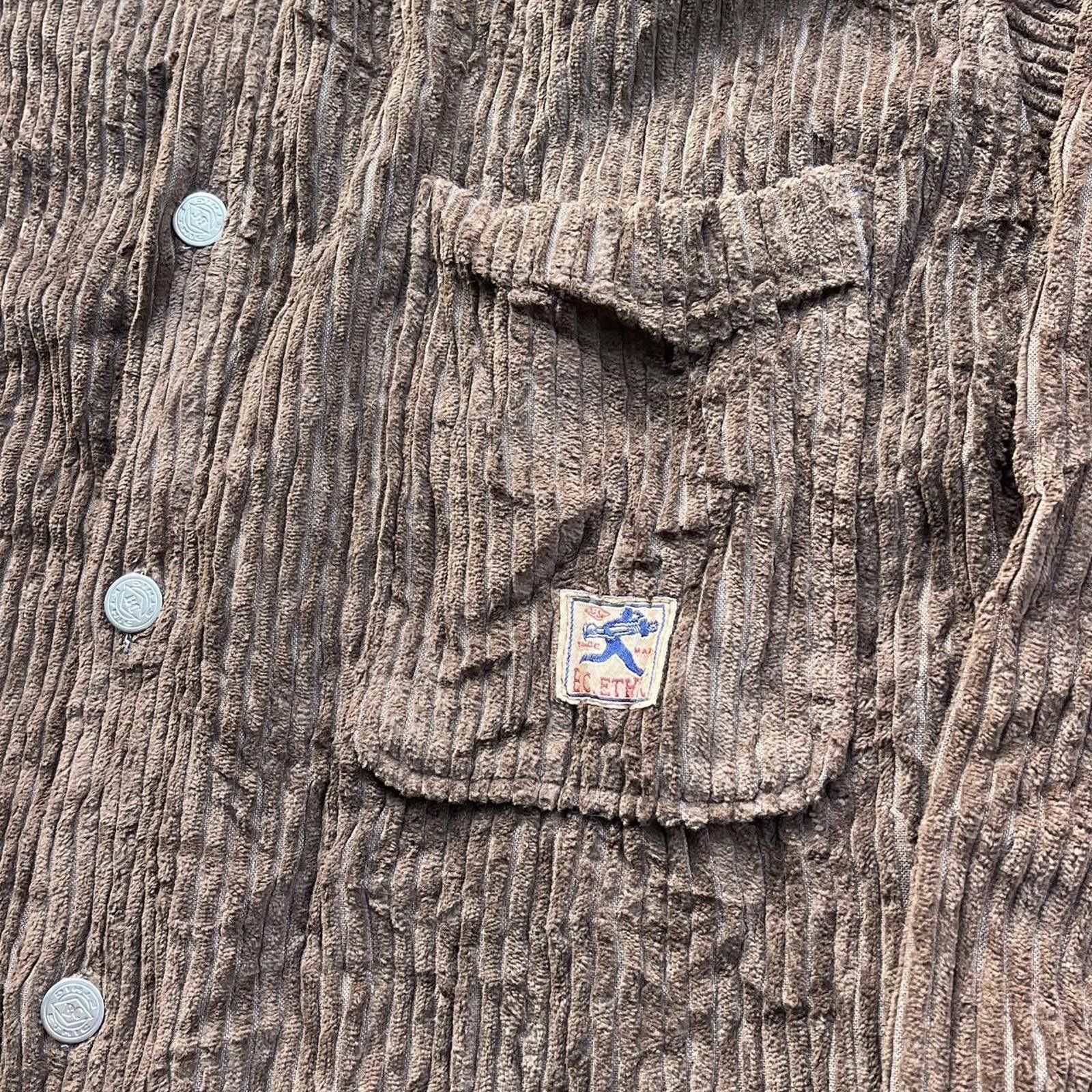 Other Brown corduroy button-up shirt 👔 Size US XL / EU 56 / 4 - 3 Thumbnail