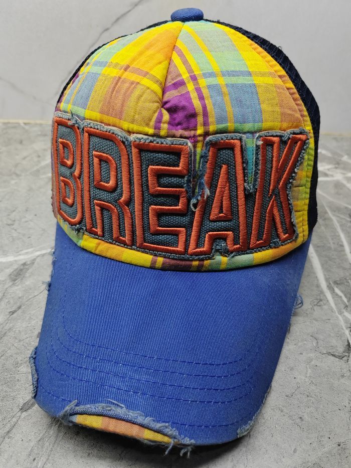 Japanese Brand Vintage Break Distressed Style Cap Hat Size ONE SIZE - 1 Thumbnail