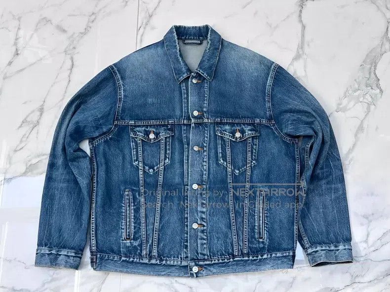 Balenciaga Balenciaga Denim Jacket Size US S / EU 44-46 / 1 - 2 Thumbnail