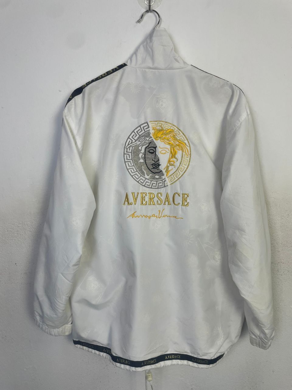 Designer × Versace × Vintage A.Versace Vintage White Jacket Size US M / EU 48-50 / 2 - 12 Thumbnail