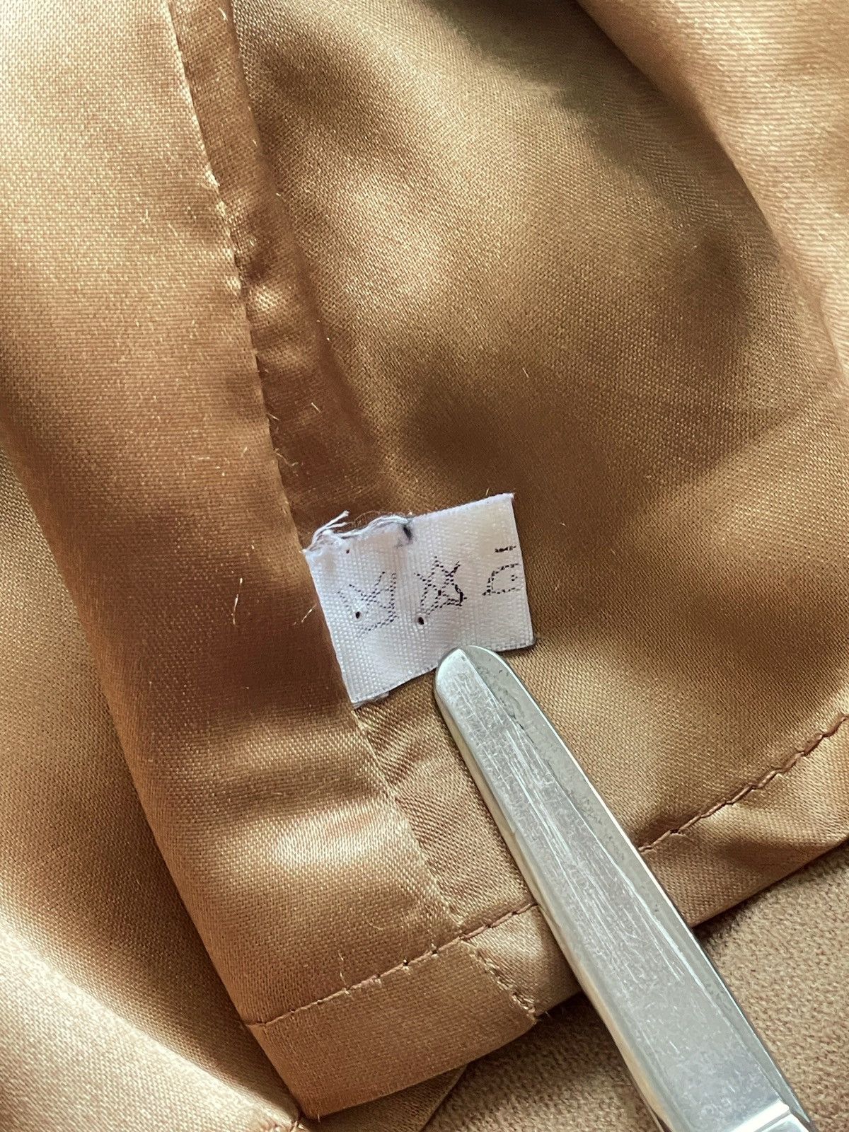 Celine Vintage Celine Paris Camel Wool Coat Single Breasted Iconic Size XL / US 12-14 / IT 48-50 - 15 Thumbnail