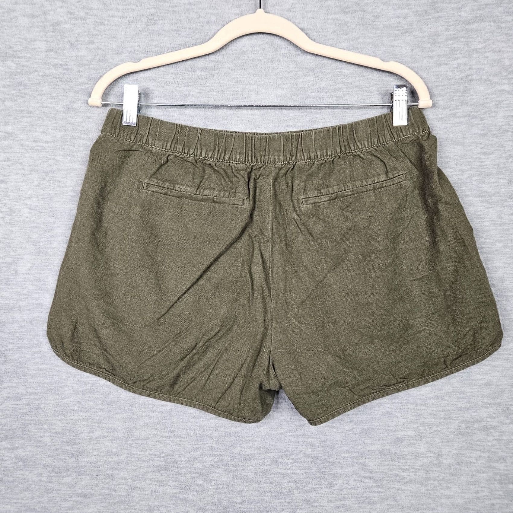 Madewell Madewell Women's Army Green Pull-on Pockets Casual Shorts Size M Size 32" / US 10 / IT 46 - 6 Thumbnail